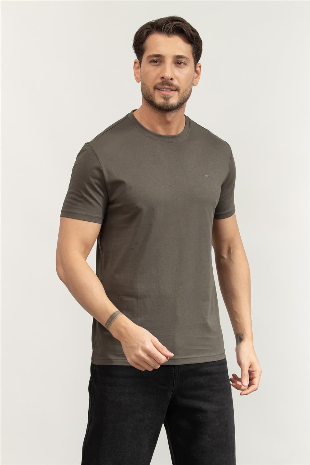 Harmont Blaine Erkek Bisiklet Yaka T-Shirt