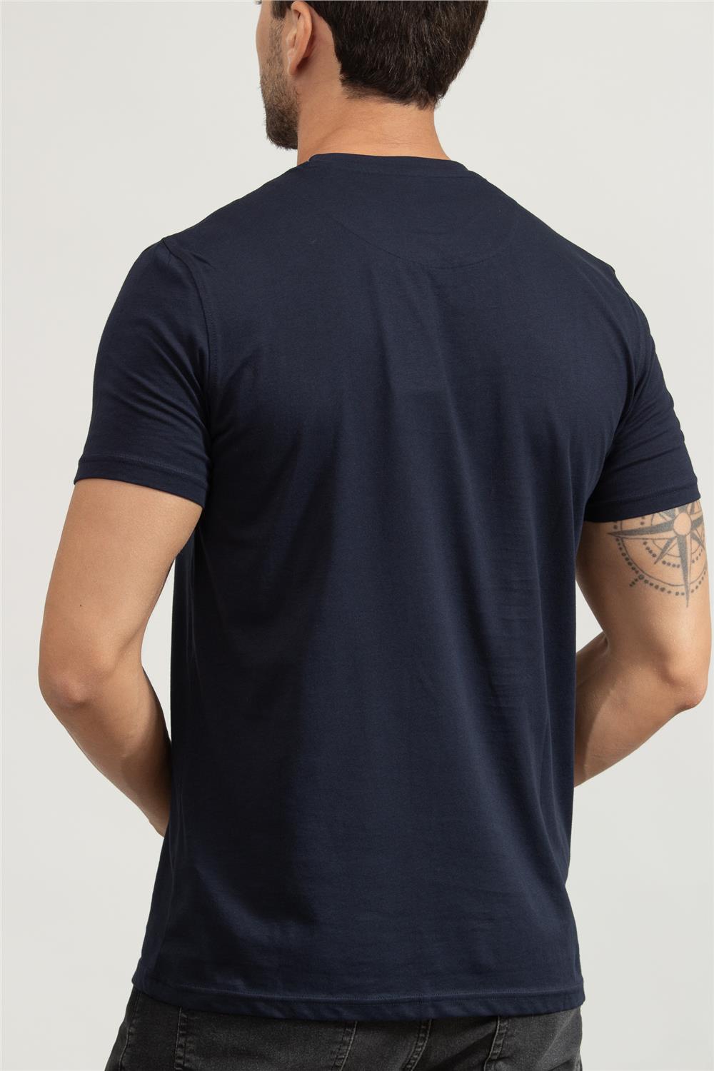 Harmont Blaine Erkek Bisiklet Yaka T-Shirt