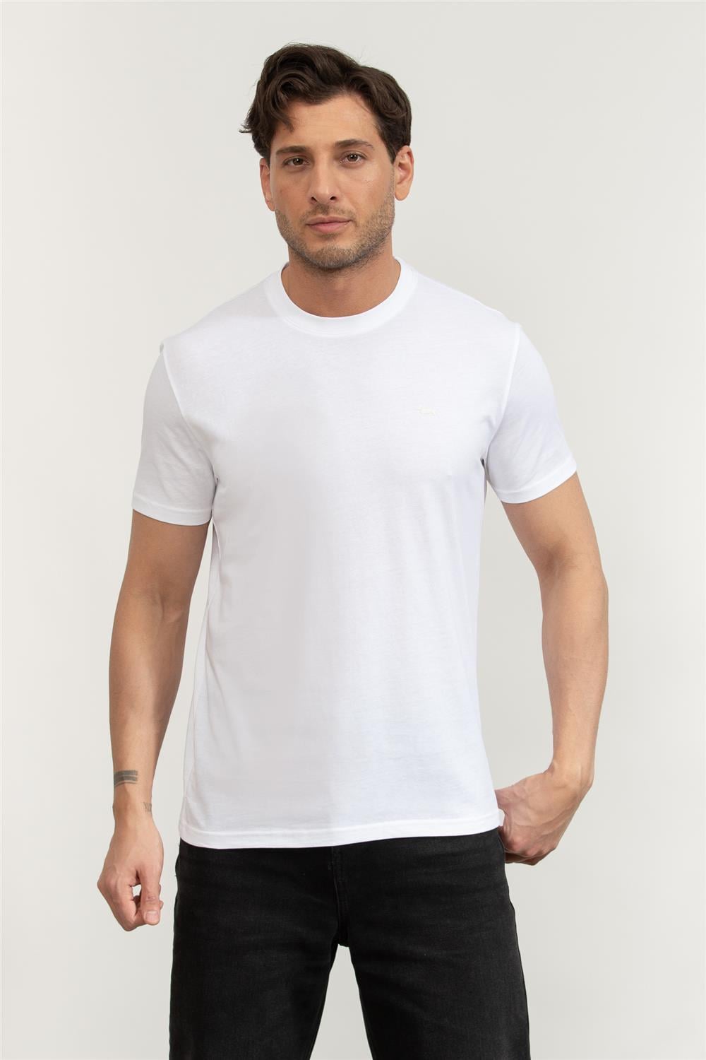 Harmont Blaine Erkek Bisiklet Yaka T-Shirt