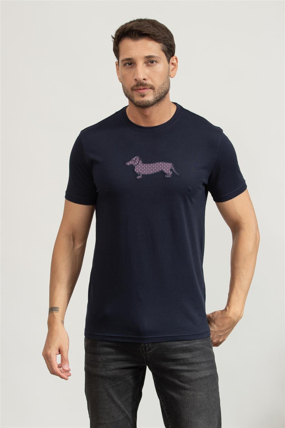 Harmont Blaine Erkek Bisiklet Yaka T-Shirt