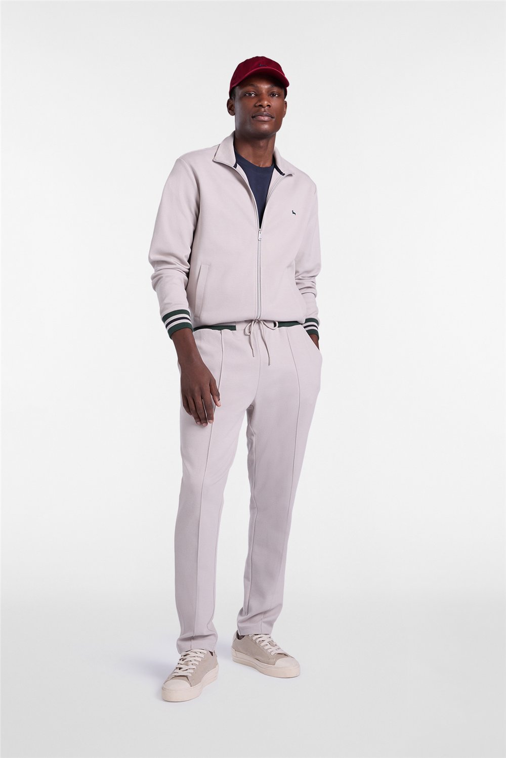 Harmont Blaine Full Zip Balza E Polsi Rig Erkek Fermuarlı Sweatshirt
