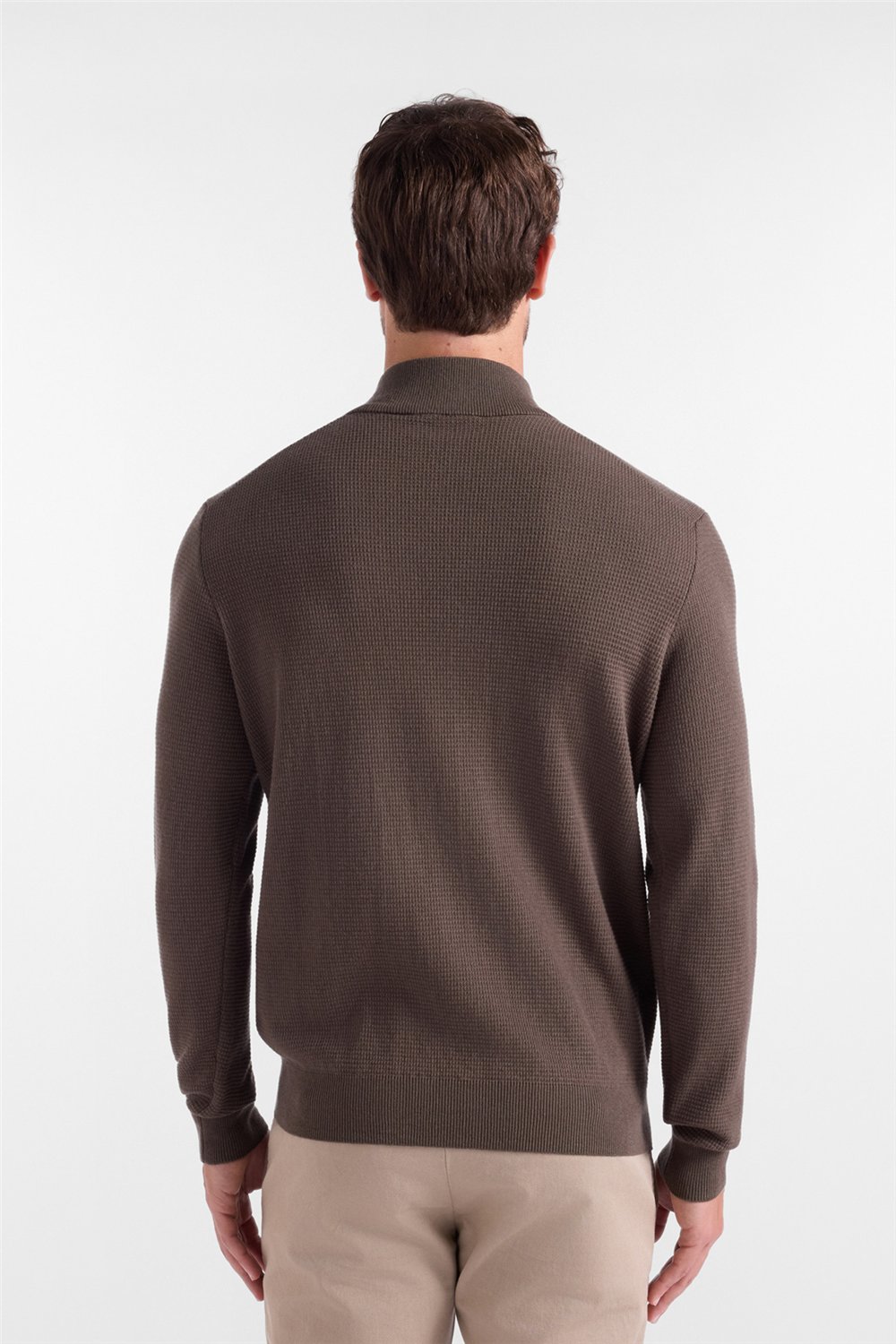 Harmont Blaine Half Zip Basic 3D Erkek Triko