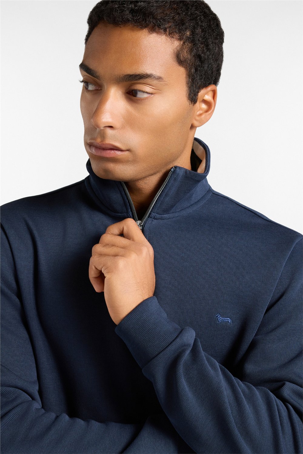 Harmont Blaine Half Zip In Cannetta Di Erkek Eşofman Takımı Lacivert