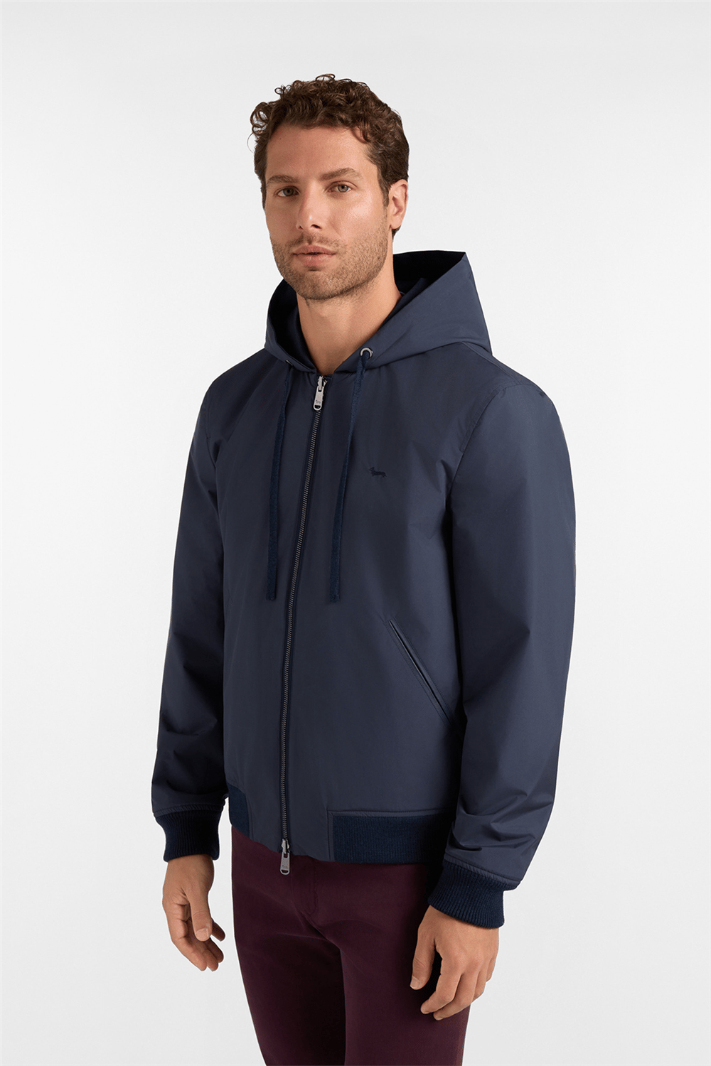 Harmont Blaine K-Way Reversibile Erkek Mont Lacivert