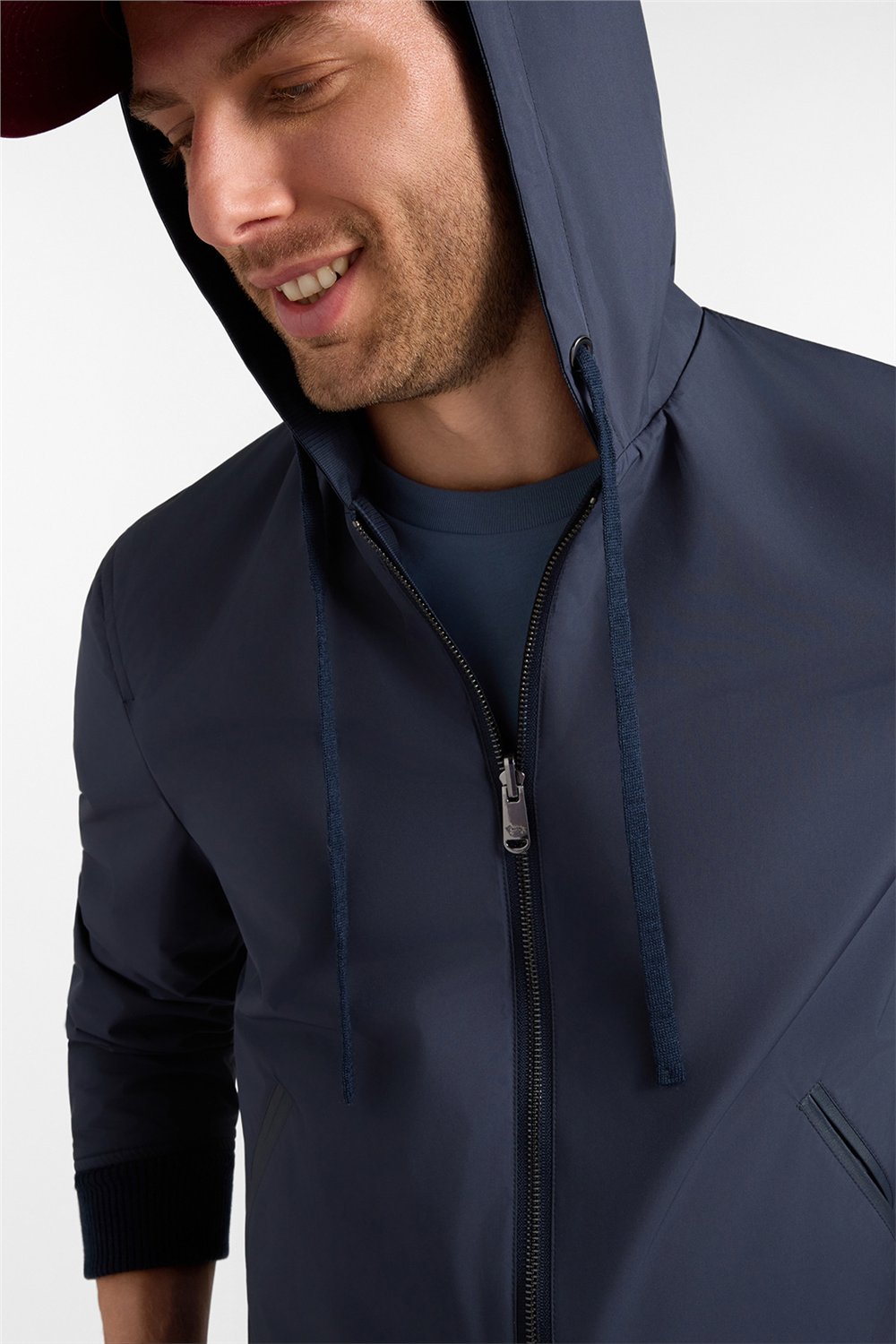 Harmont Blaine K-Way Reversibile Erkek Mont Lacivert