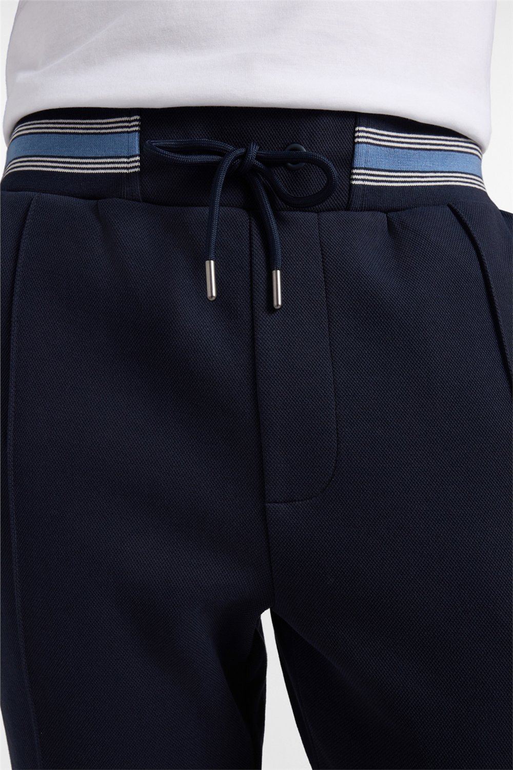 Harmont Blaine Pantalone In Piquet E Ci Erkek Eşofman Takımı Lacivert