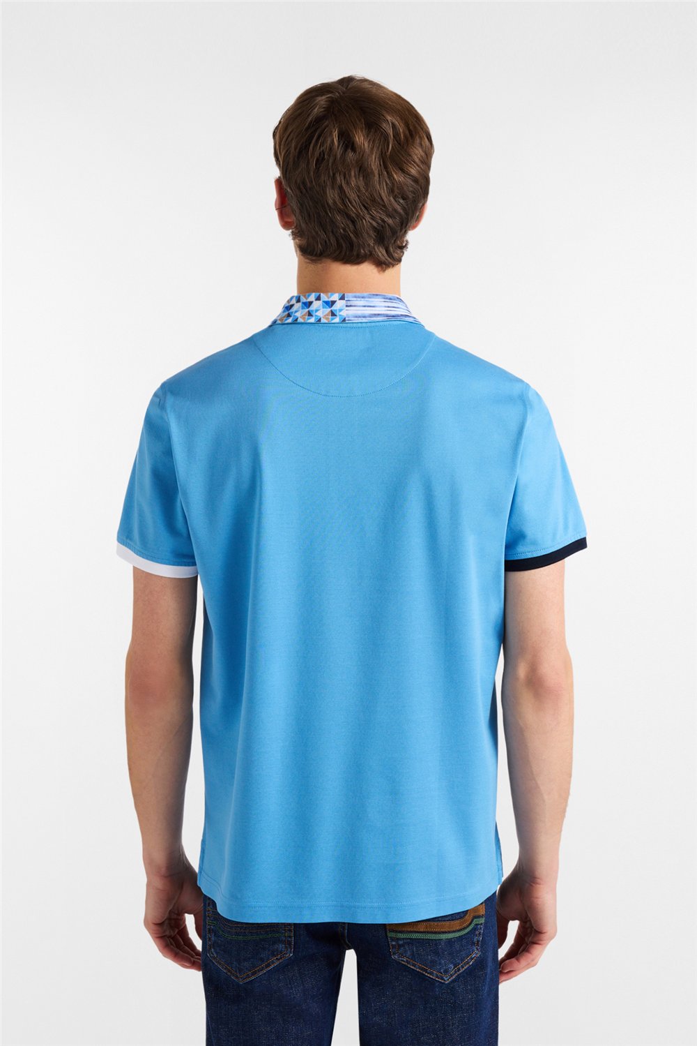 Harmont Blaine Polo Collo Ed Orli Stampa Erkek Polo Yaka T-Shirt