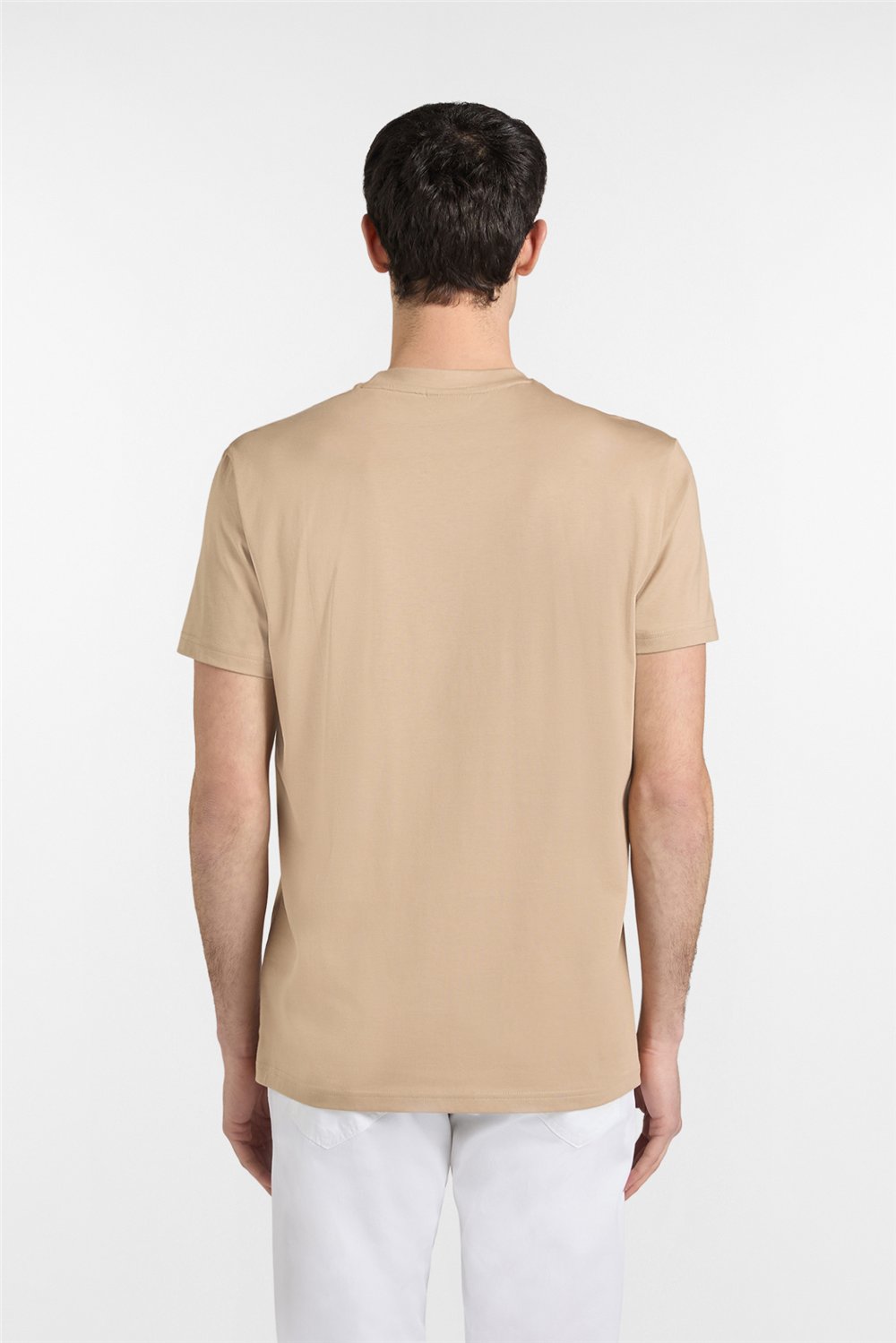 Harmont Blaine T Shirt Basic Supima Erkek Bisiklet Yaka T-Shirt