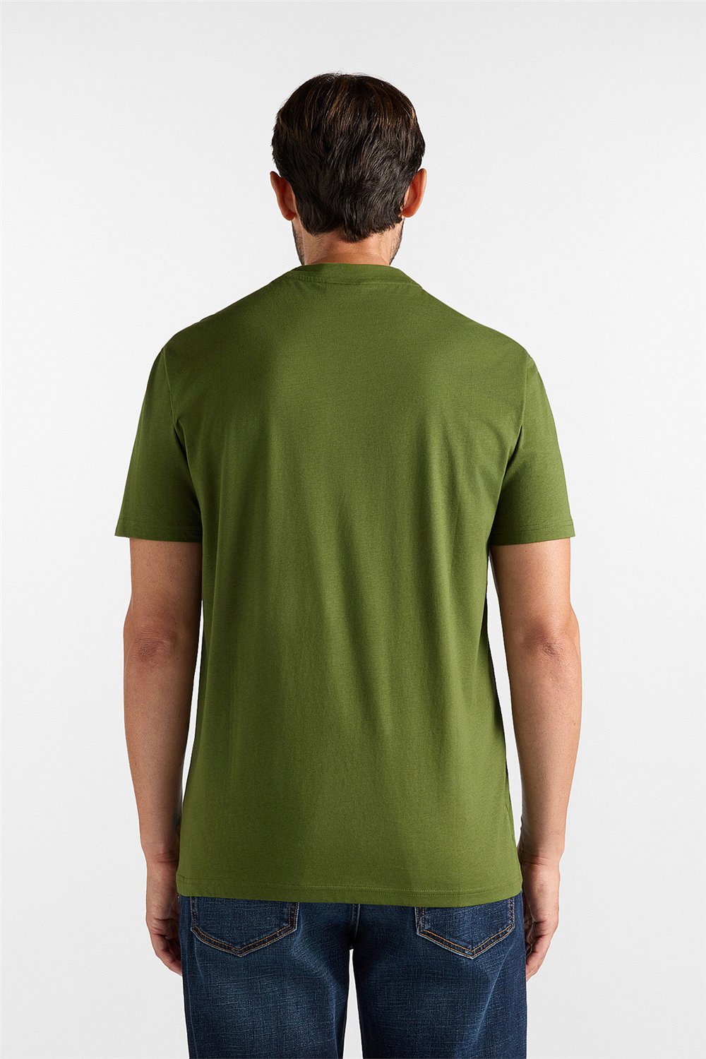 Harmont Blaine T Shirt In Jersey Con Basso Erkek Bisiklet Yaka T-Shirt