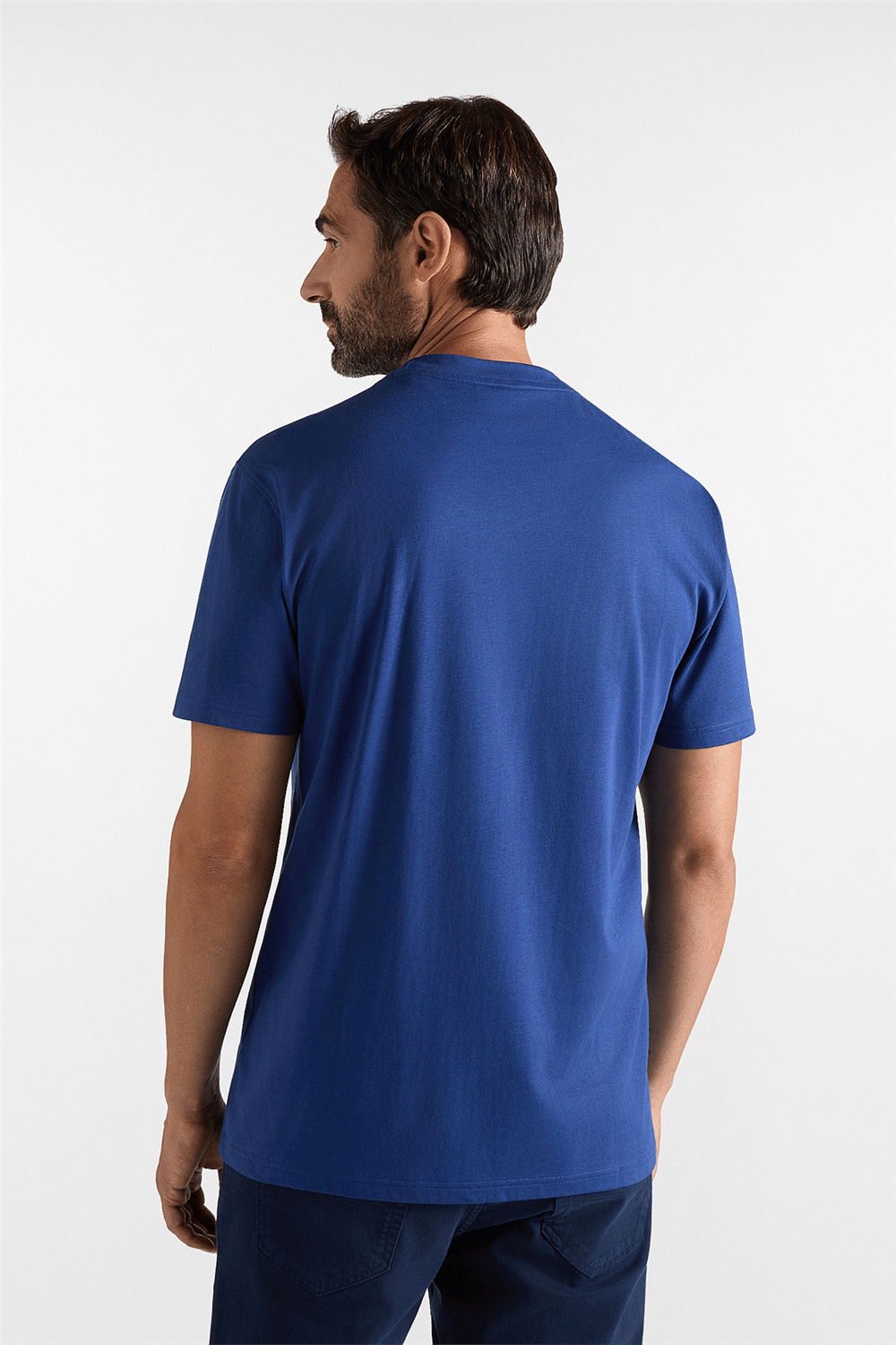 Harmont Blaine T Shirt In Jersey Con Basso Erkek Bisiklet Yaka T-Shirt