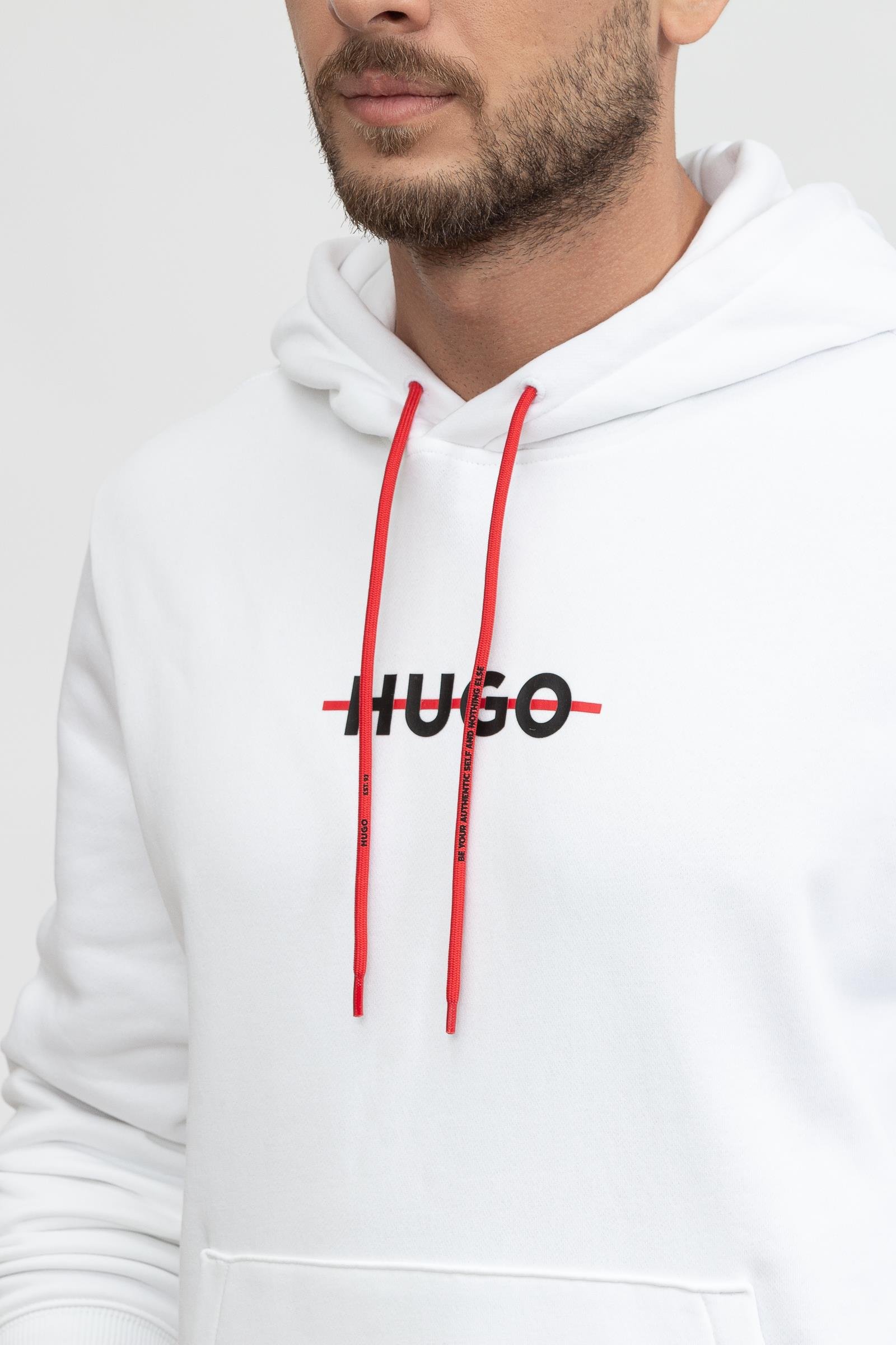 Hugo Daffleck Erkek Kapüşonlu Sweatshirt