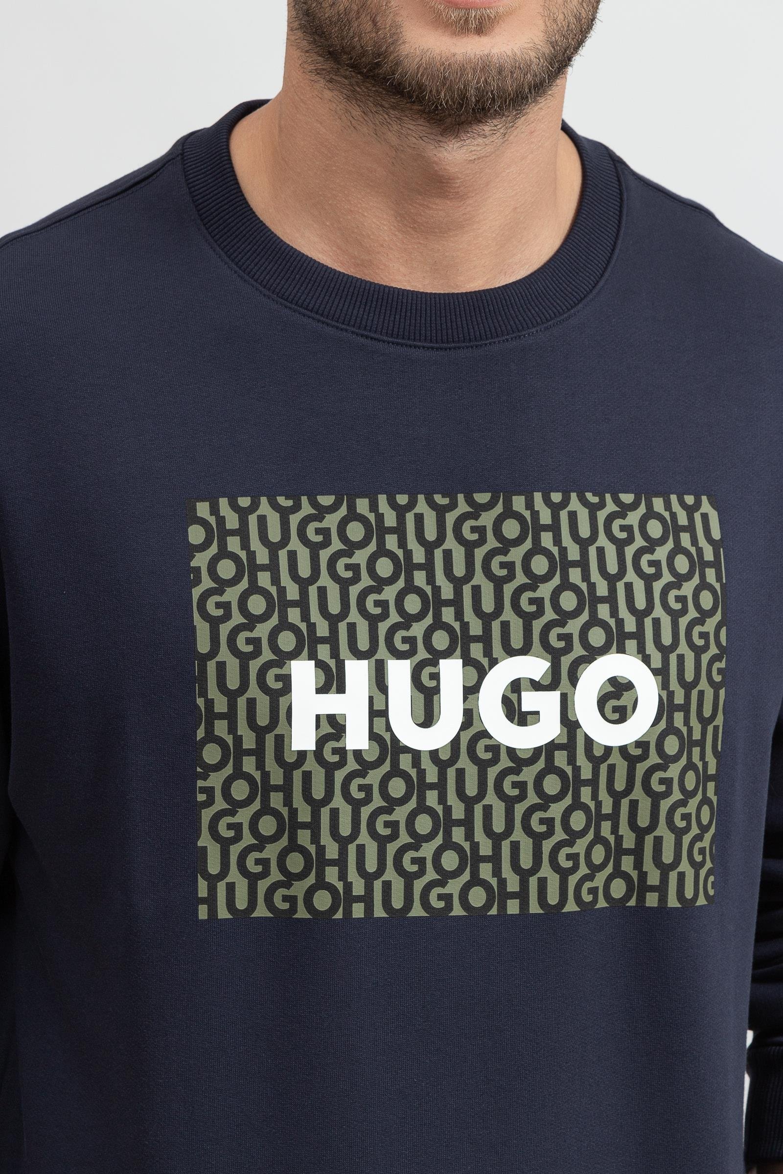 Hugo Dalker Erkek Bisiklet Yaka Sweatshirt