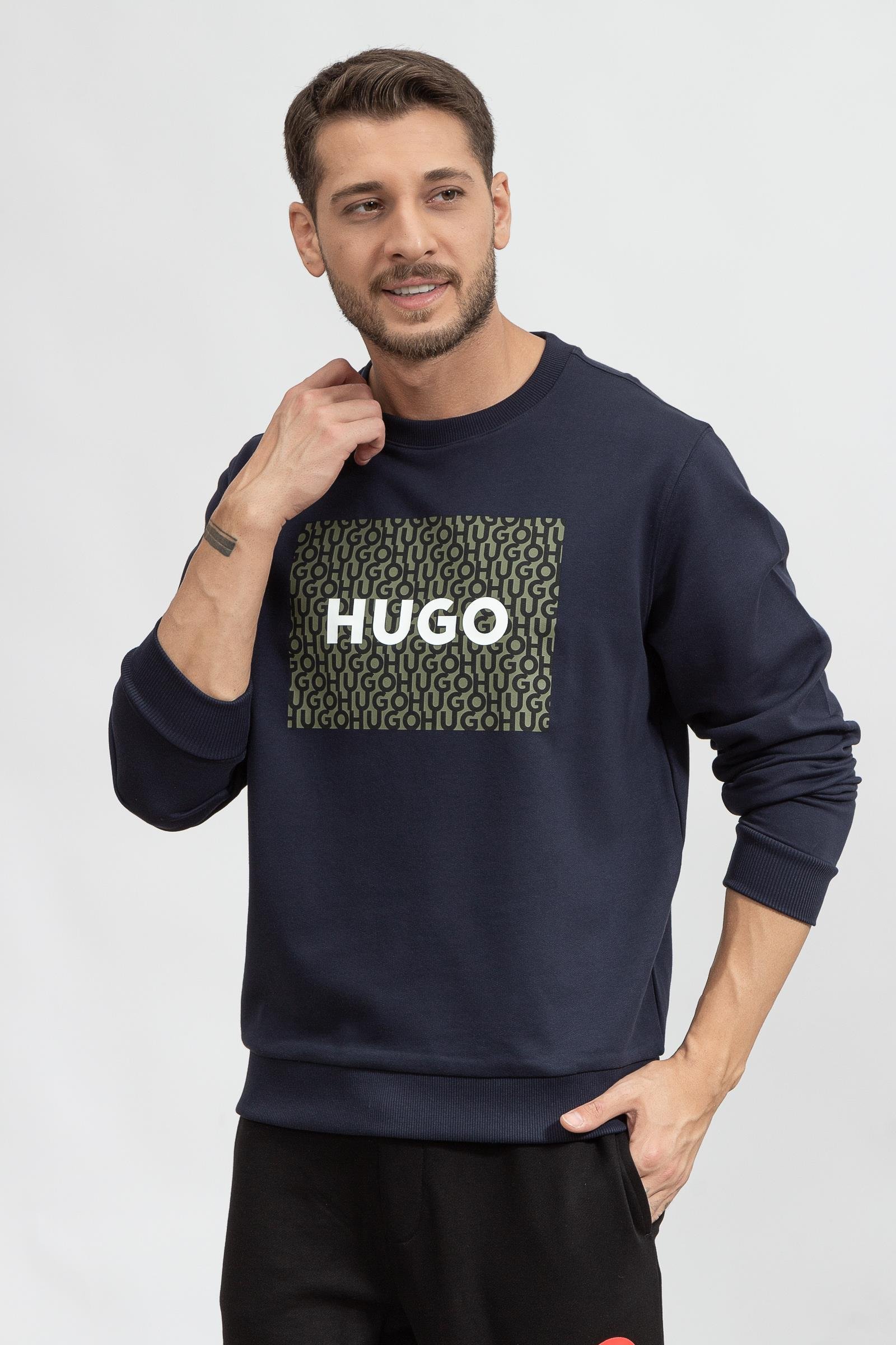 Hugo Dalker Erkek Bisiklet Yaka Sweatshirt