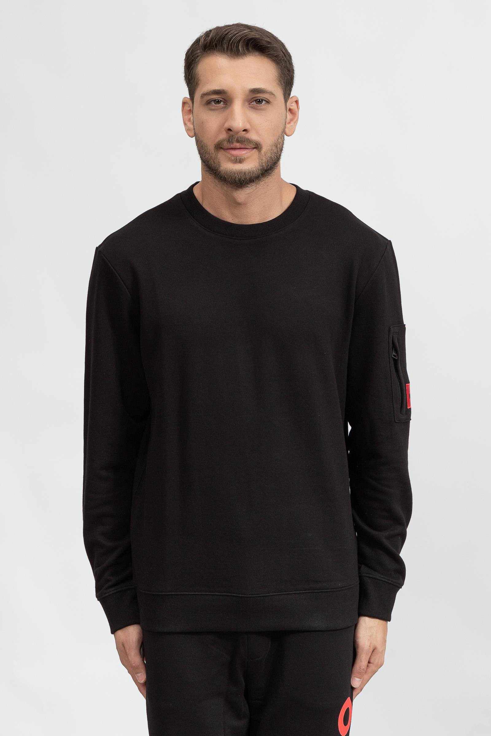 Hugo Daragol Erkek Bisiklet Yaka Sweatshirt