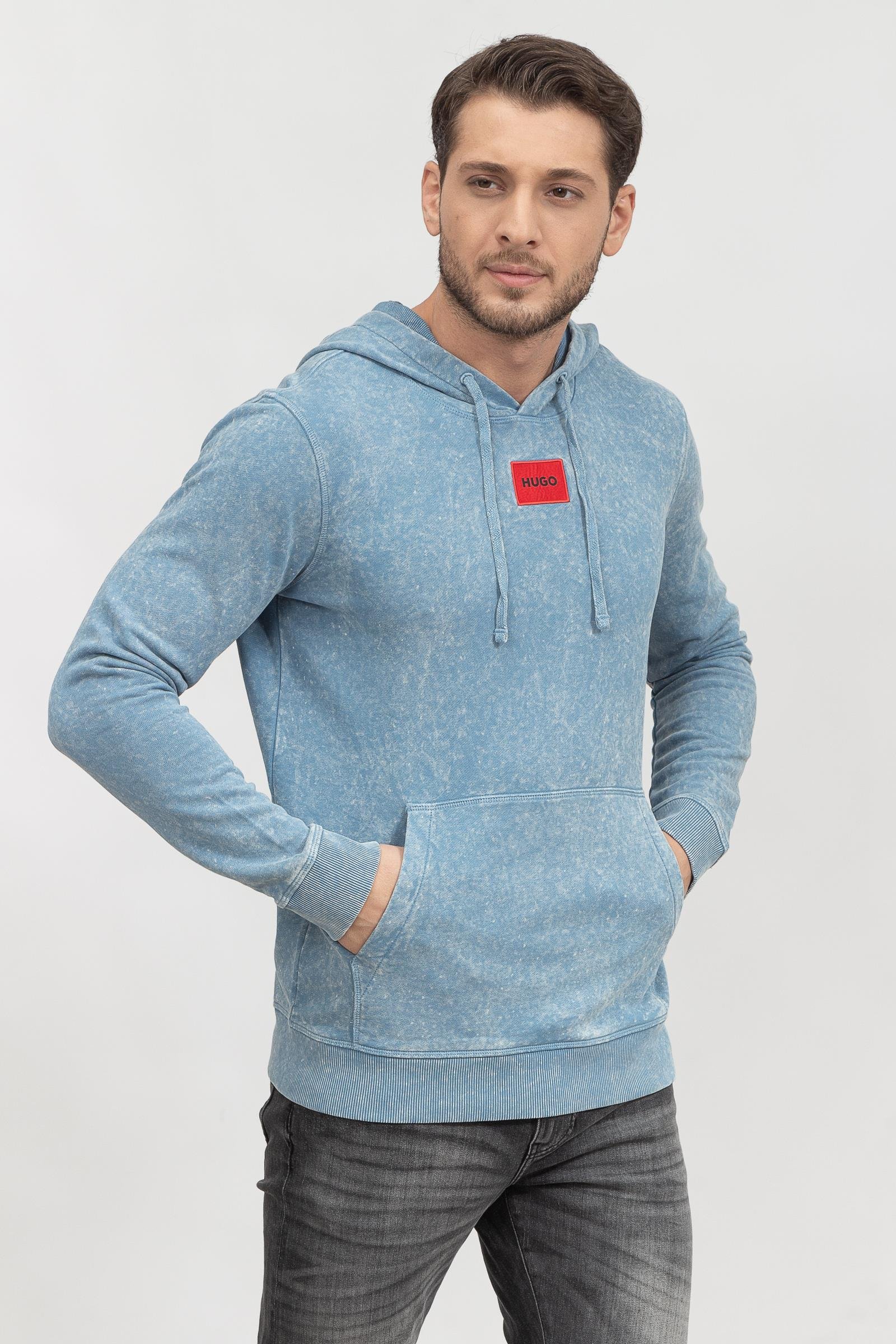 Hugo Daratschi D222 Erkek Kapüşonlu Sweatshirt