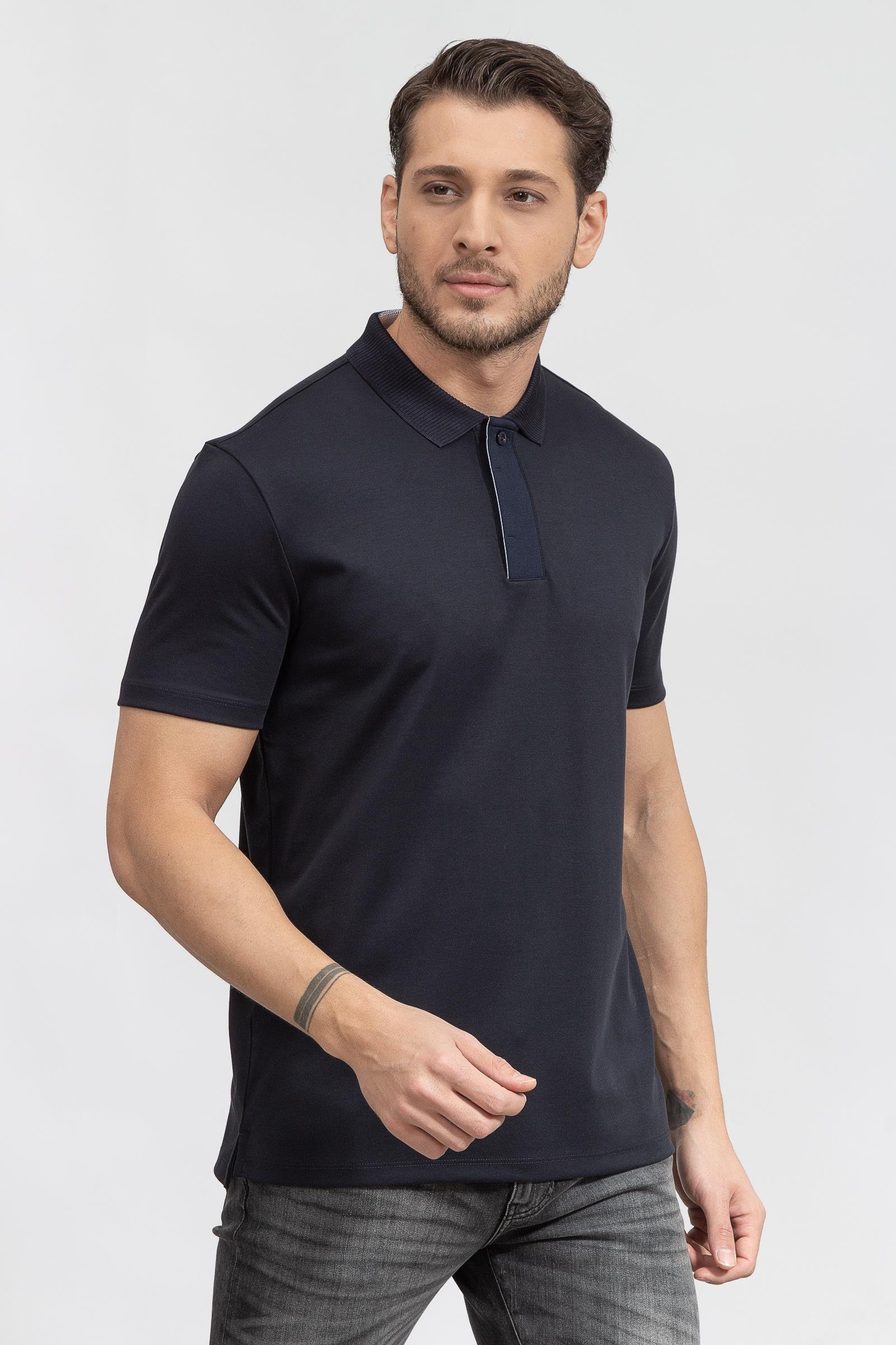 Hugo Dekok222 Erkek Polo Yaka T-Shirt