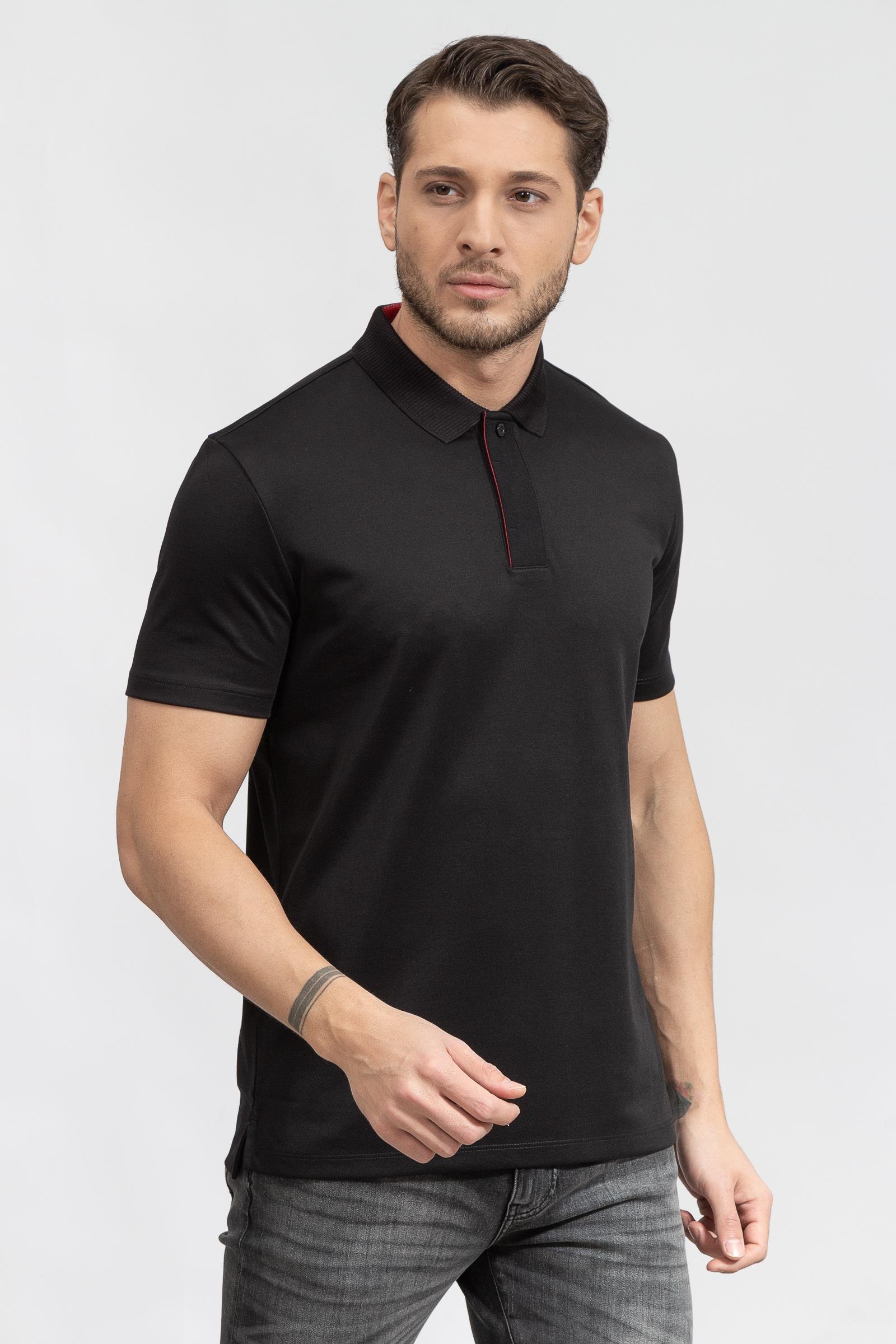 Hugo Dekok222 Erkek Polo Yaka T-Shirt