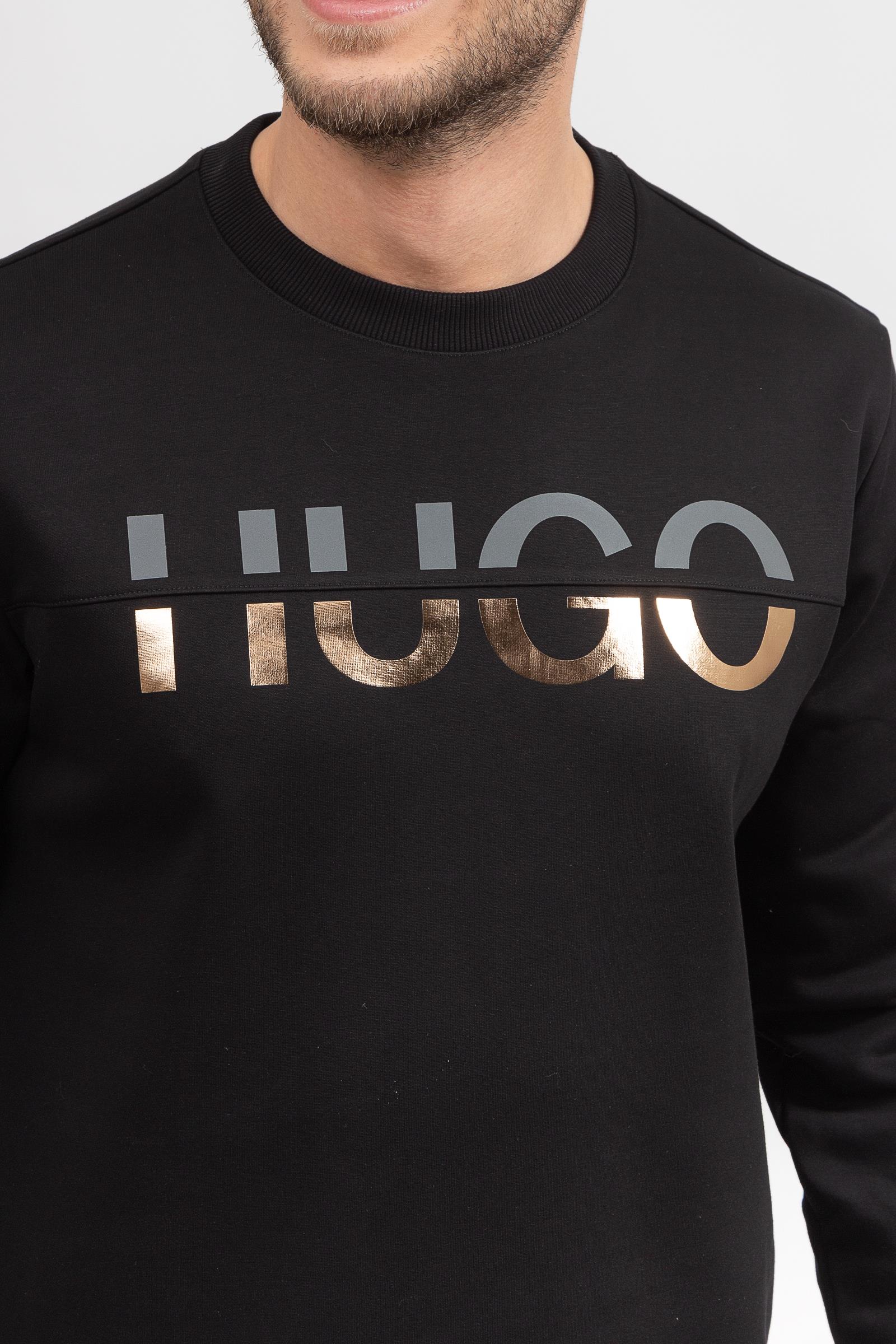 Hugo Derglas Erkek Bisiklet Yaka Sweatshirt