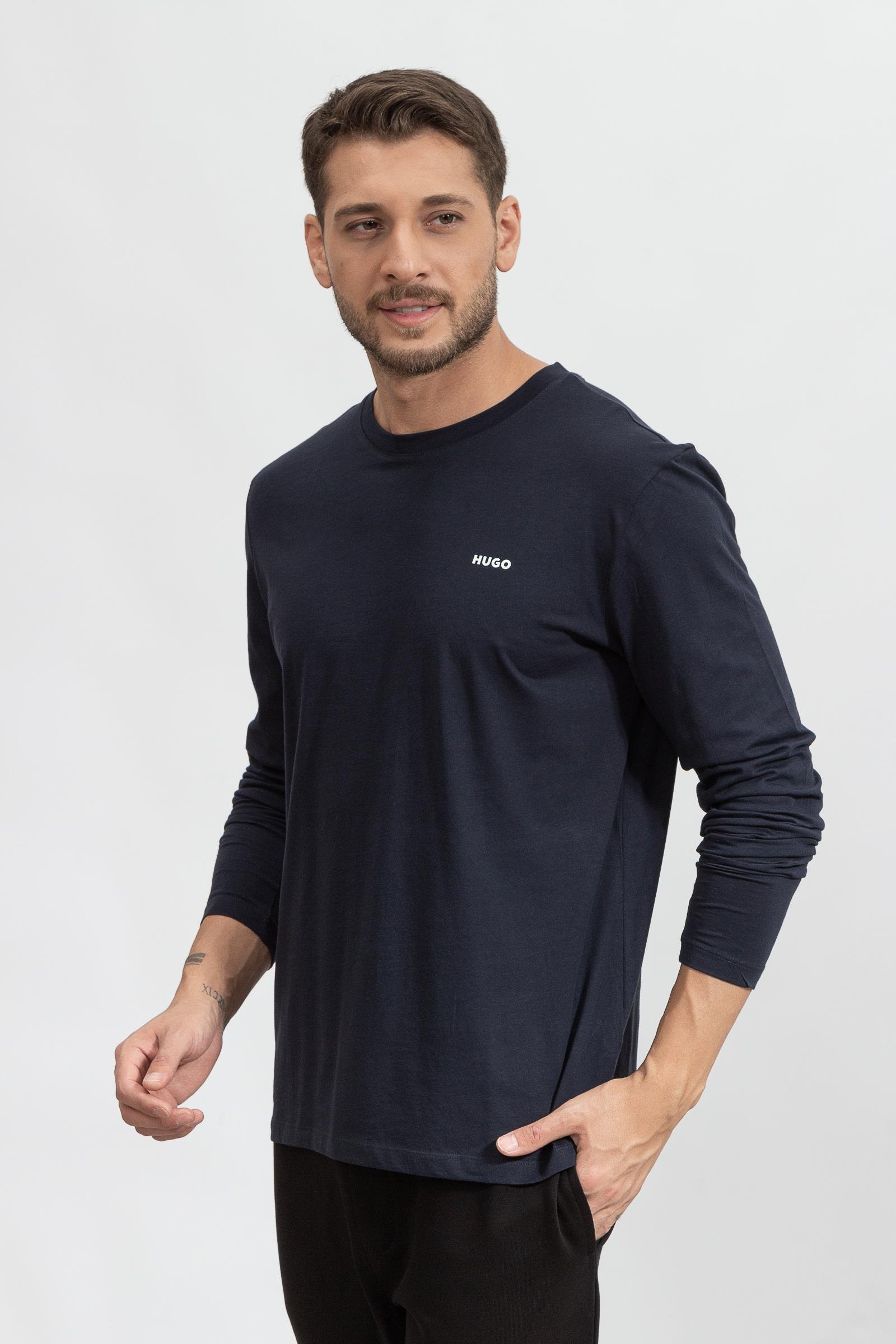 Hugo Derol Erkek Uzun Kollu T-Shirt
