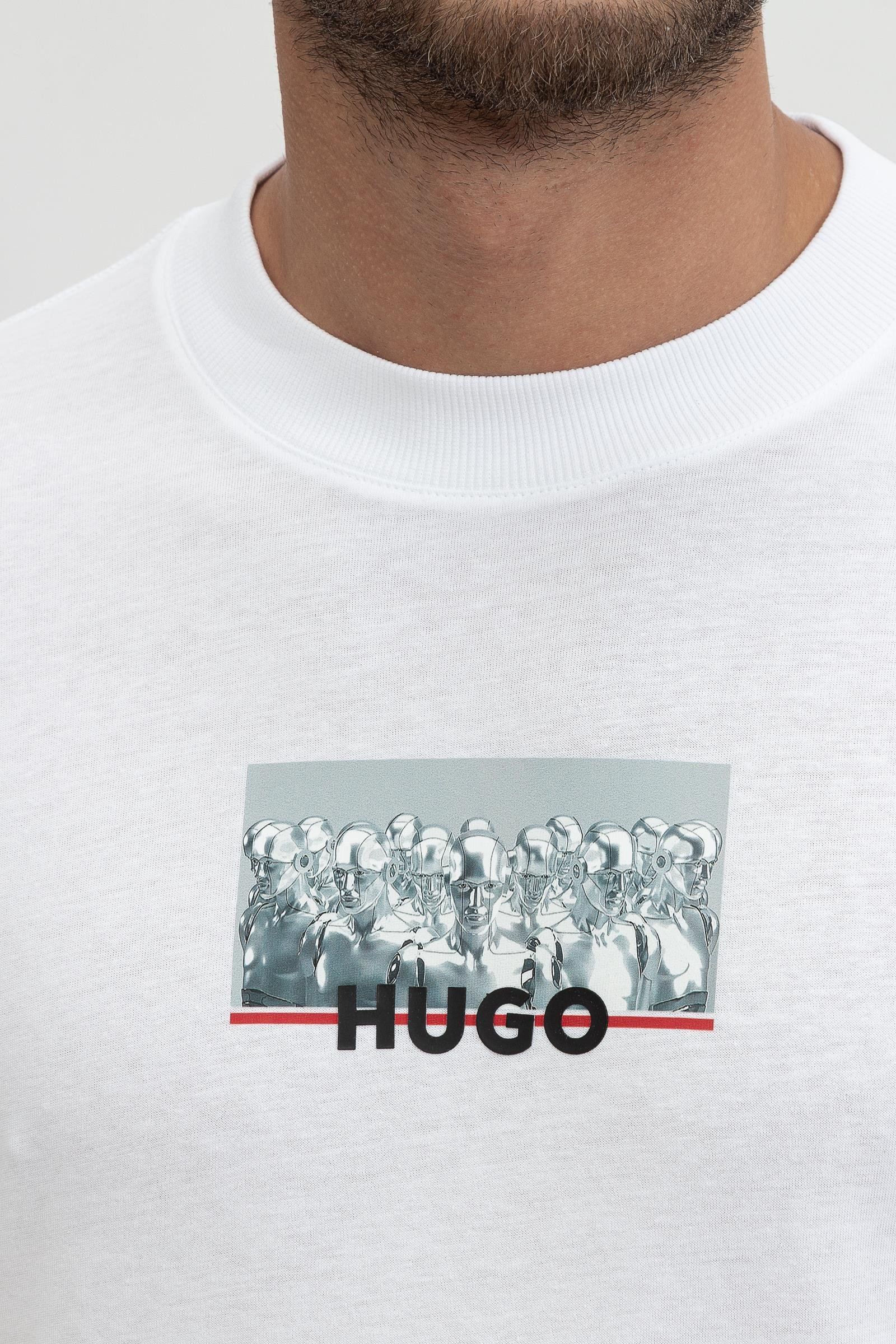 Hugo Dilliam Erkek Bisiklet Yaka T-Shirt