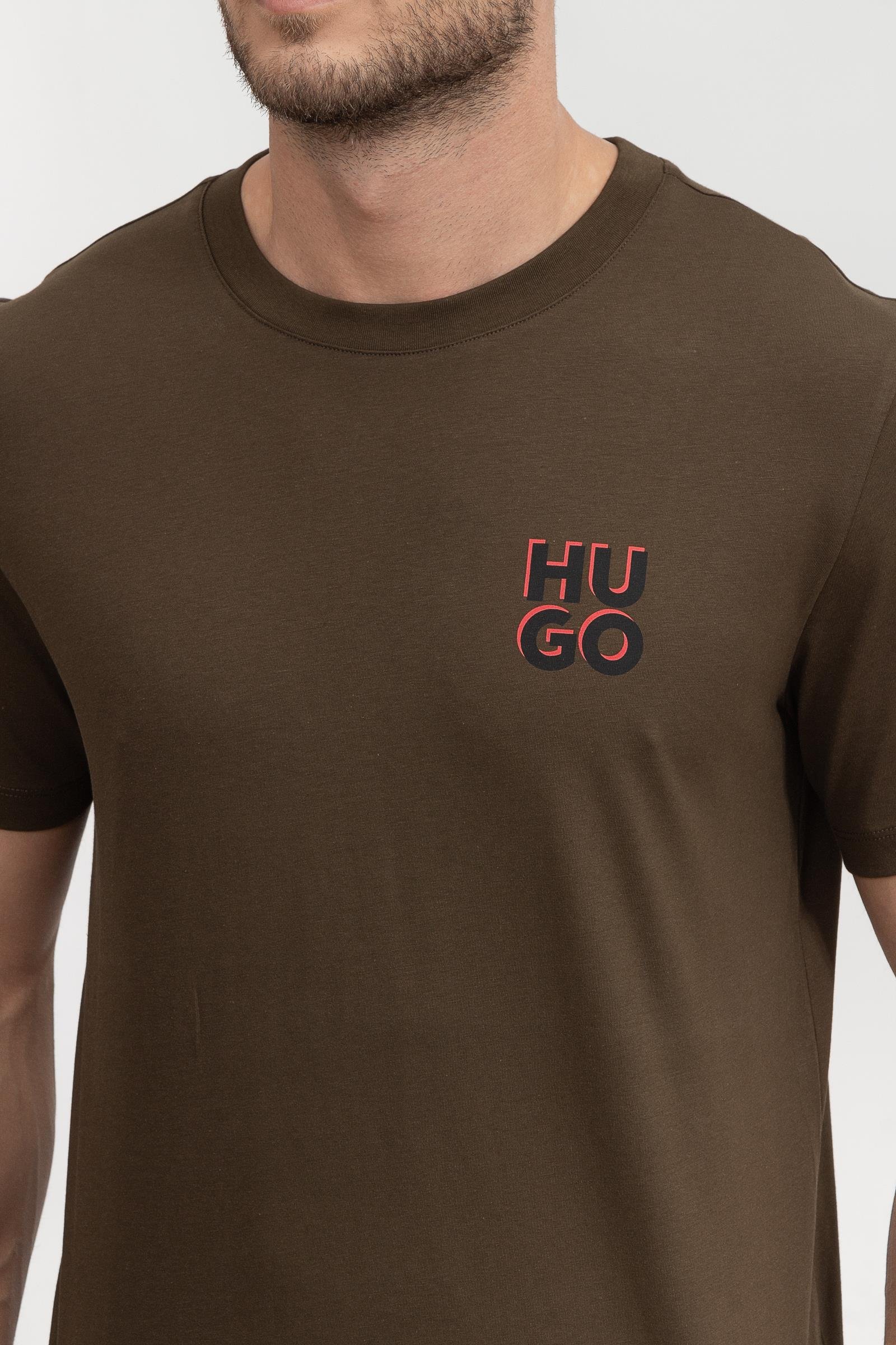 Hugo Dimento Erkek Bisiklet Yaka T-Shirt