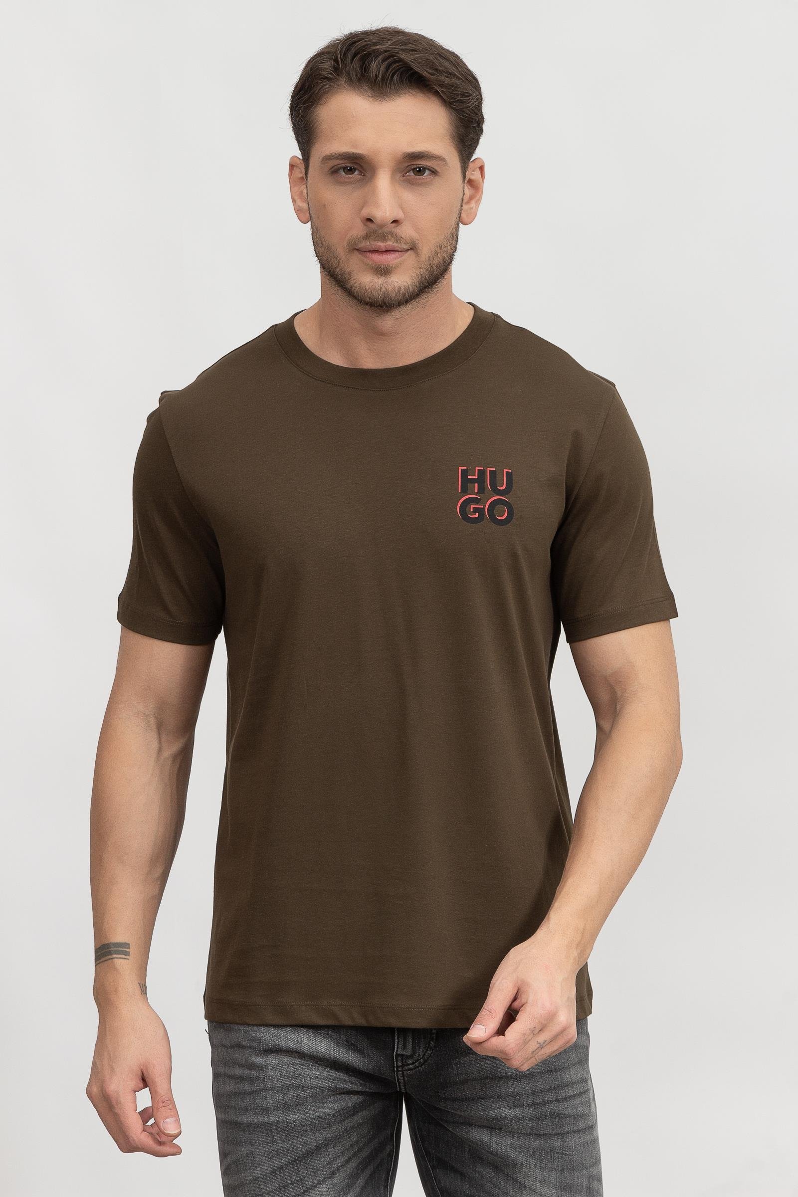 Hugo Dimento Erkek Bisiklet Yaka T-Shirt