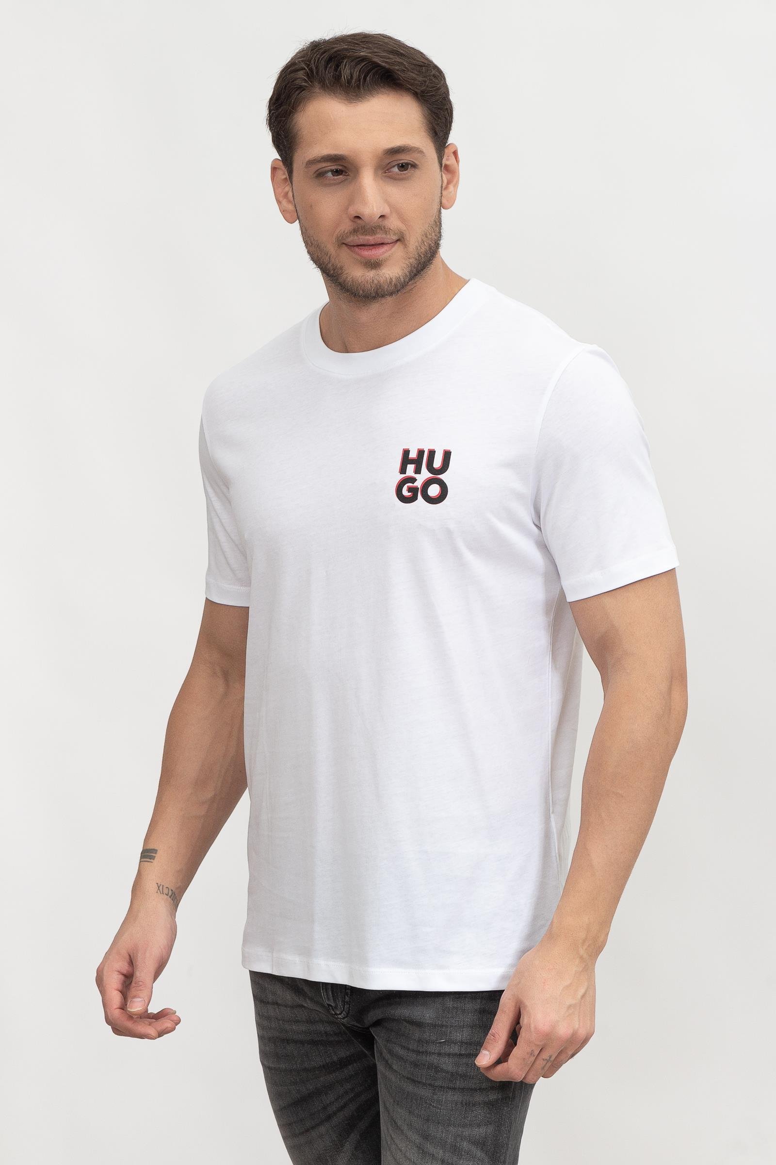 Hugo Dimento Erkek Bisiklet Yaka T-Shirt