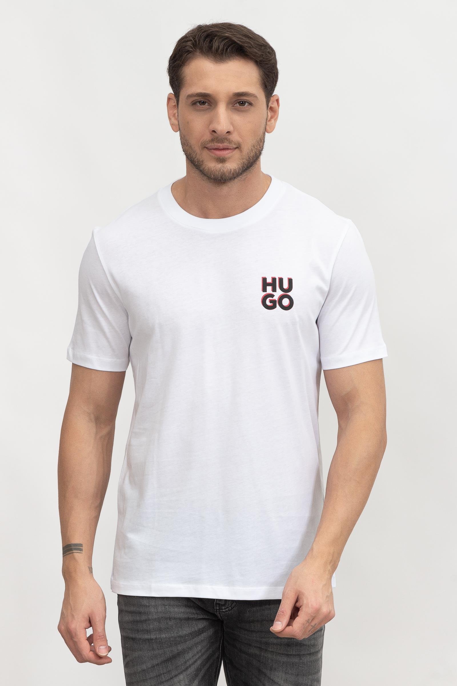 Hugo Dimento Erkek Bisiklet Yaka T-Shirt