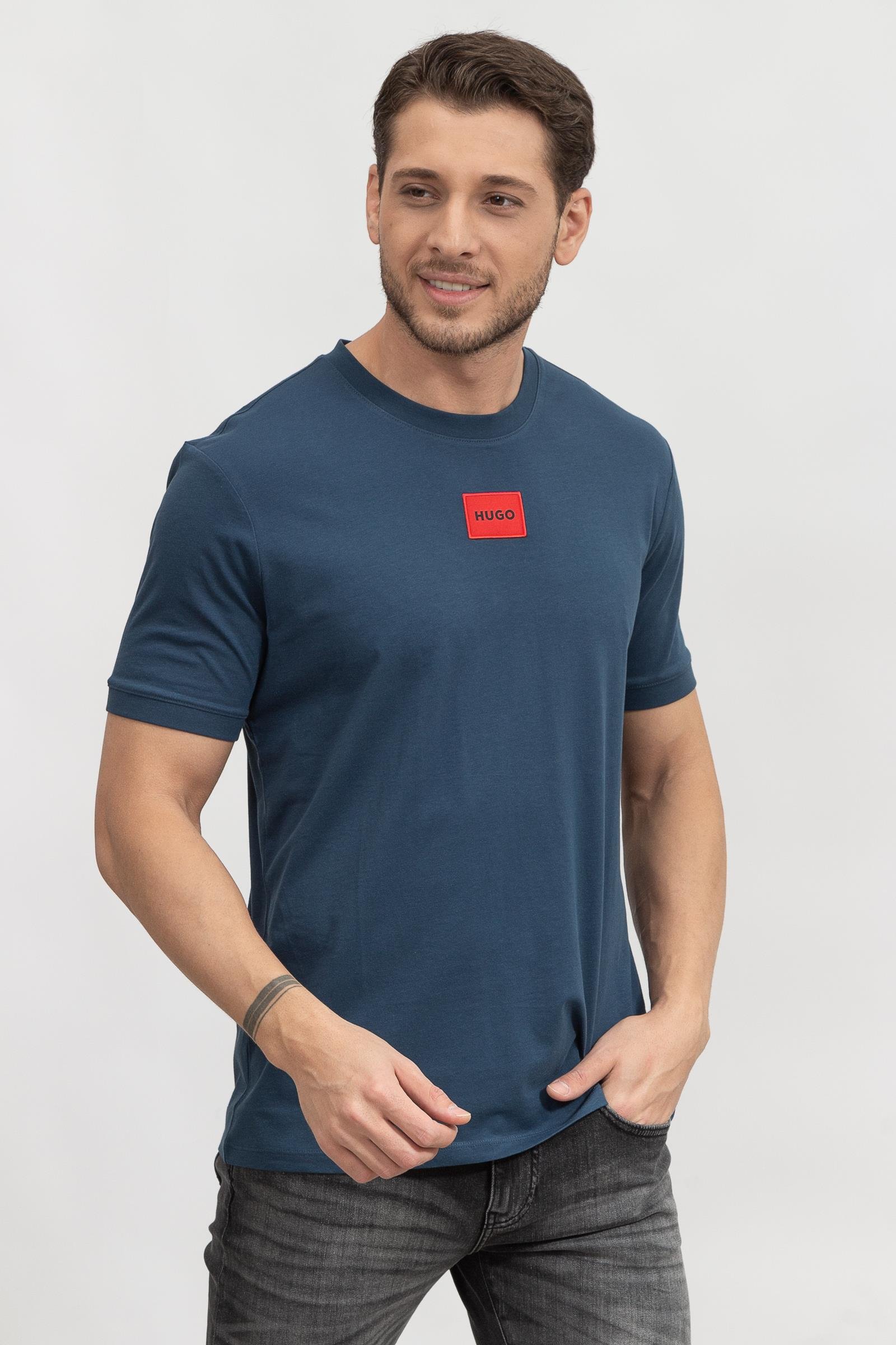 Hugo Diragolino212 Erkek Bisiklet Yaka T-Shirt
