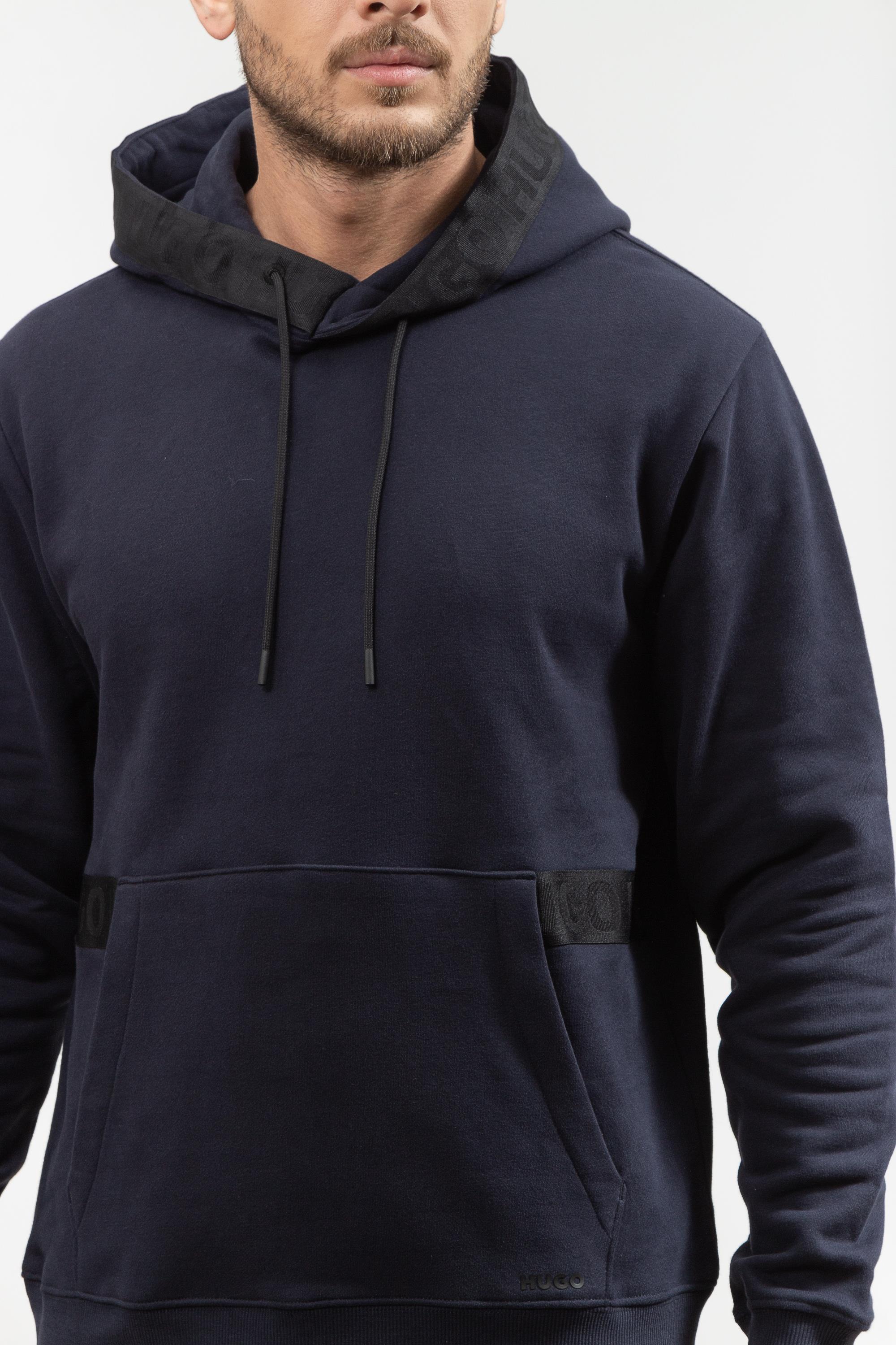 Hugo Dlementine Erkek Kapüşonlu Sweatshirt