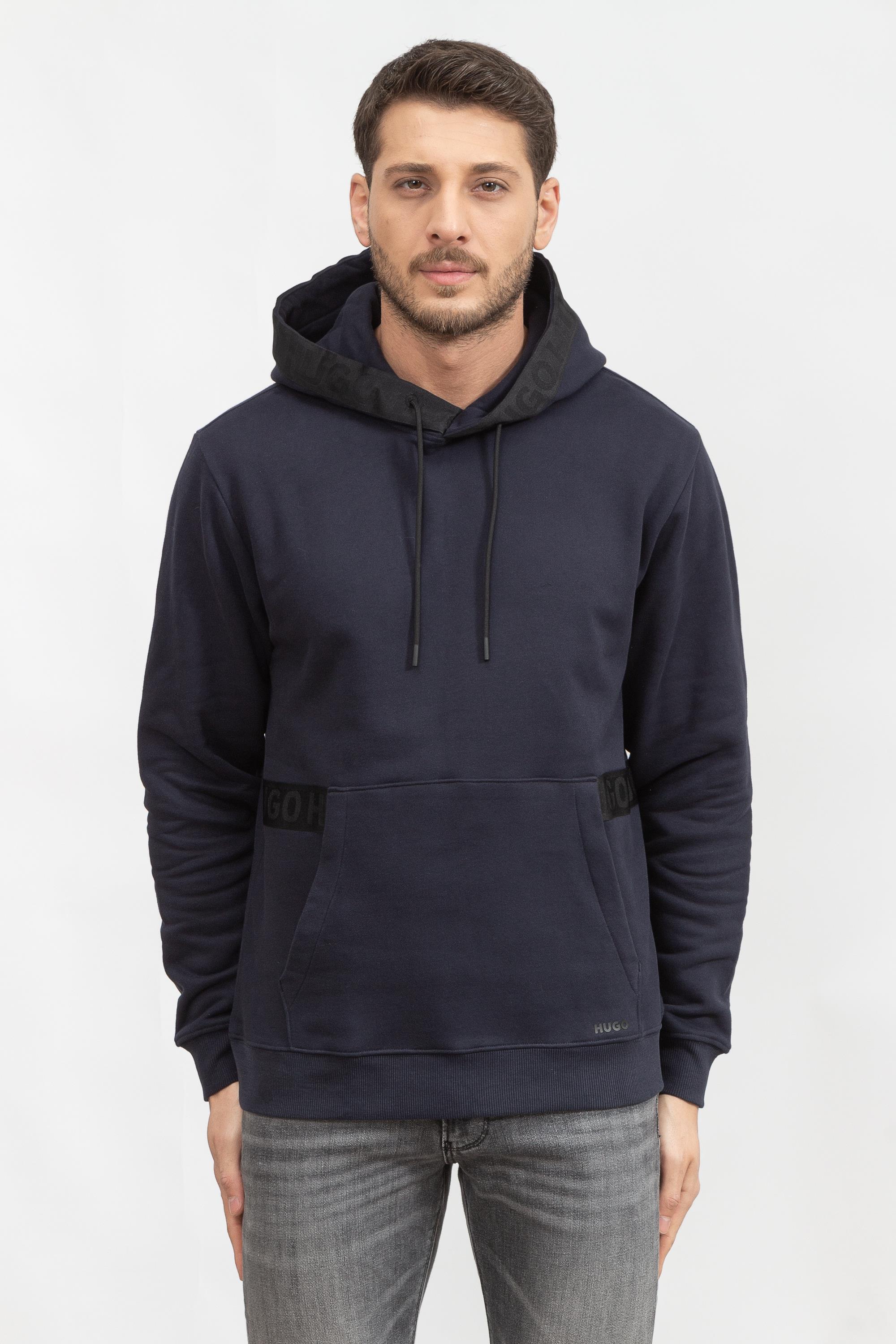Hugo Dlementine Erkek Kapüşonlu Sweatshirt