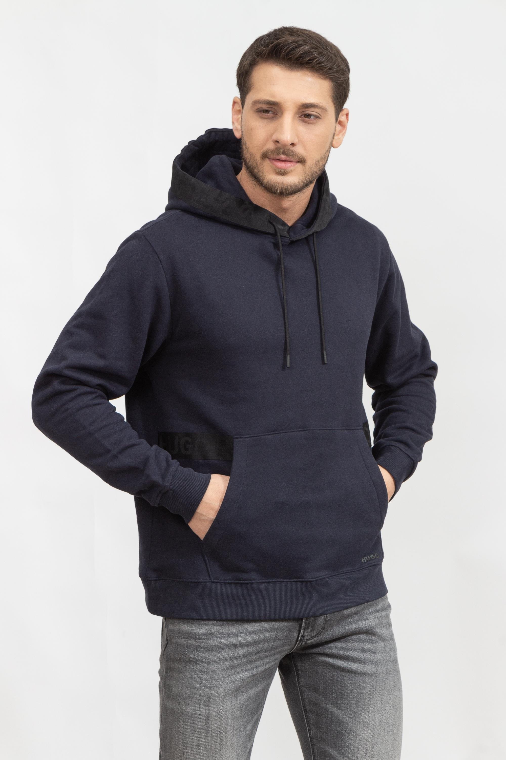 Hugo Dlementine Erkek Kapüşonlu Sweatshirt