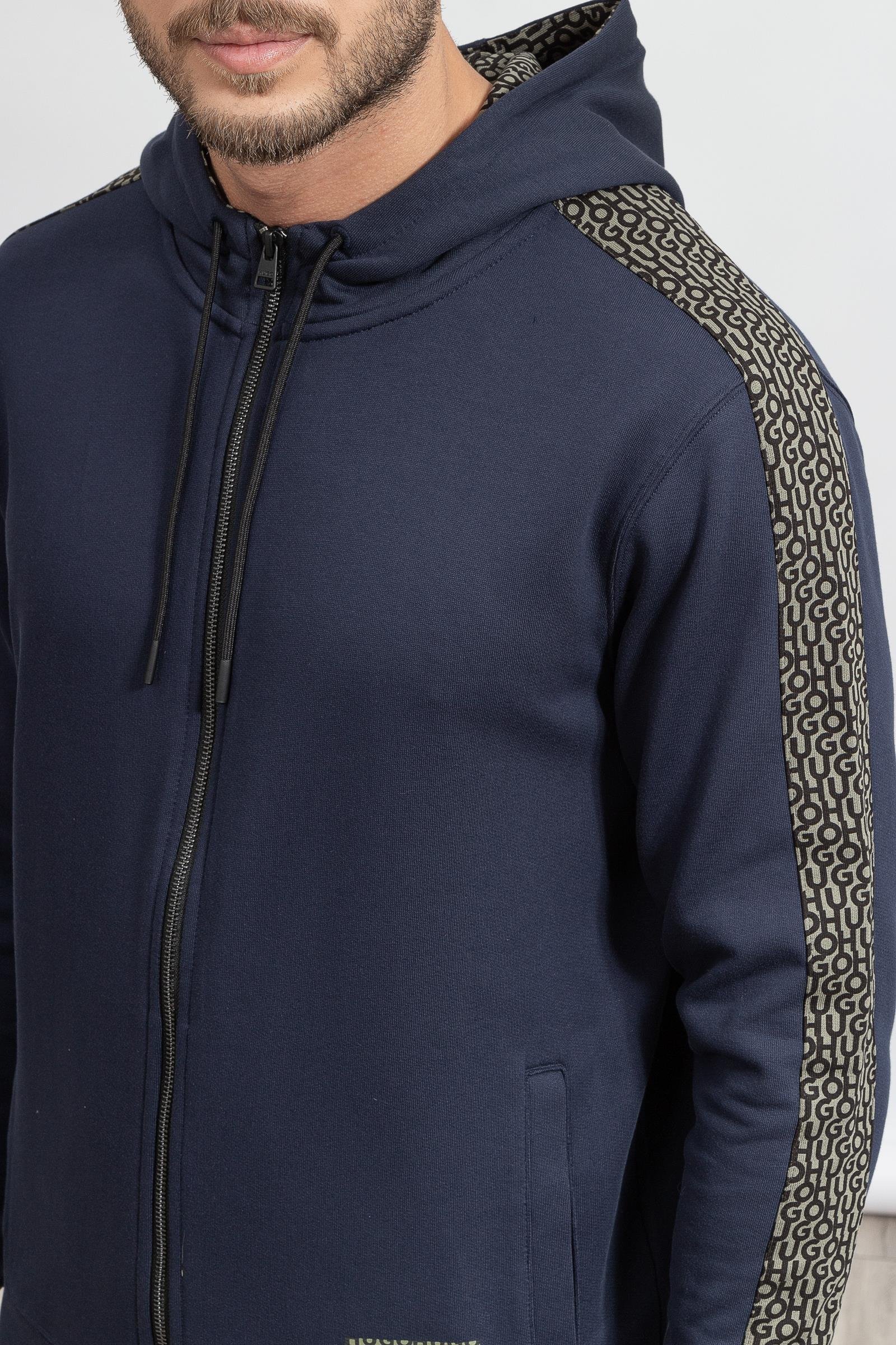 Hugo Dobbins Erkek Fermuarlı Sweatshirt