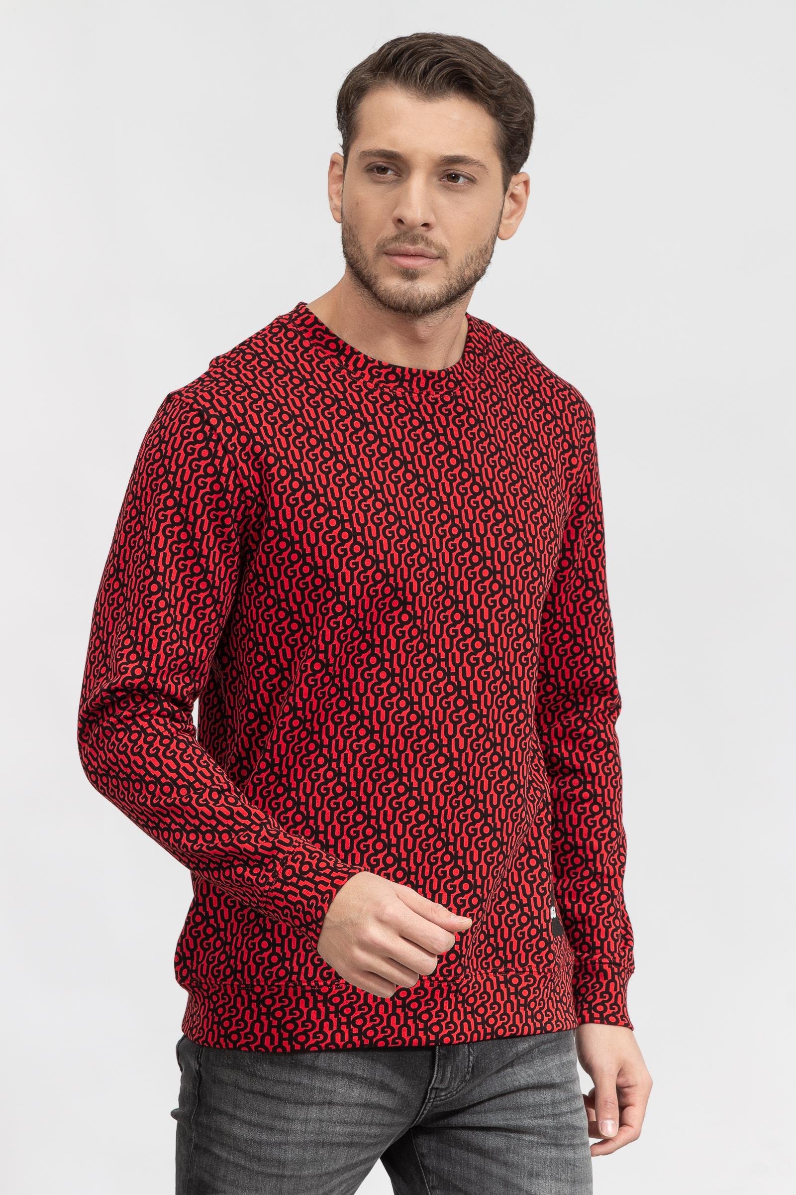 Hugo Donnery Erkek Bisiklet Yaka Sweatshirt