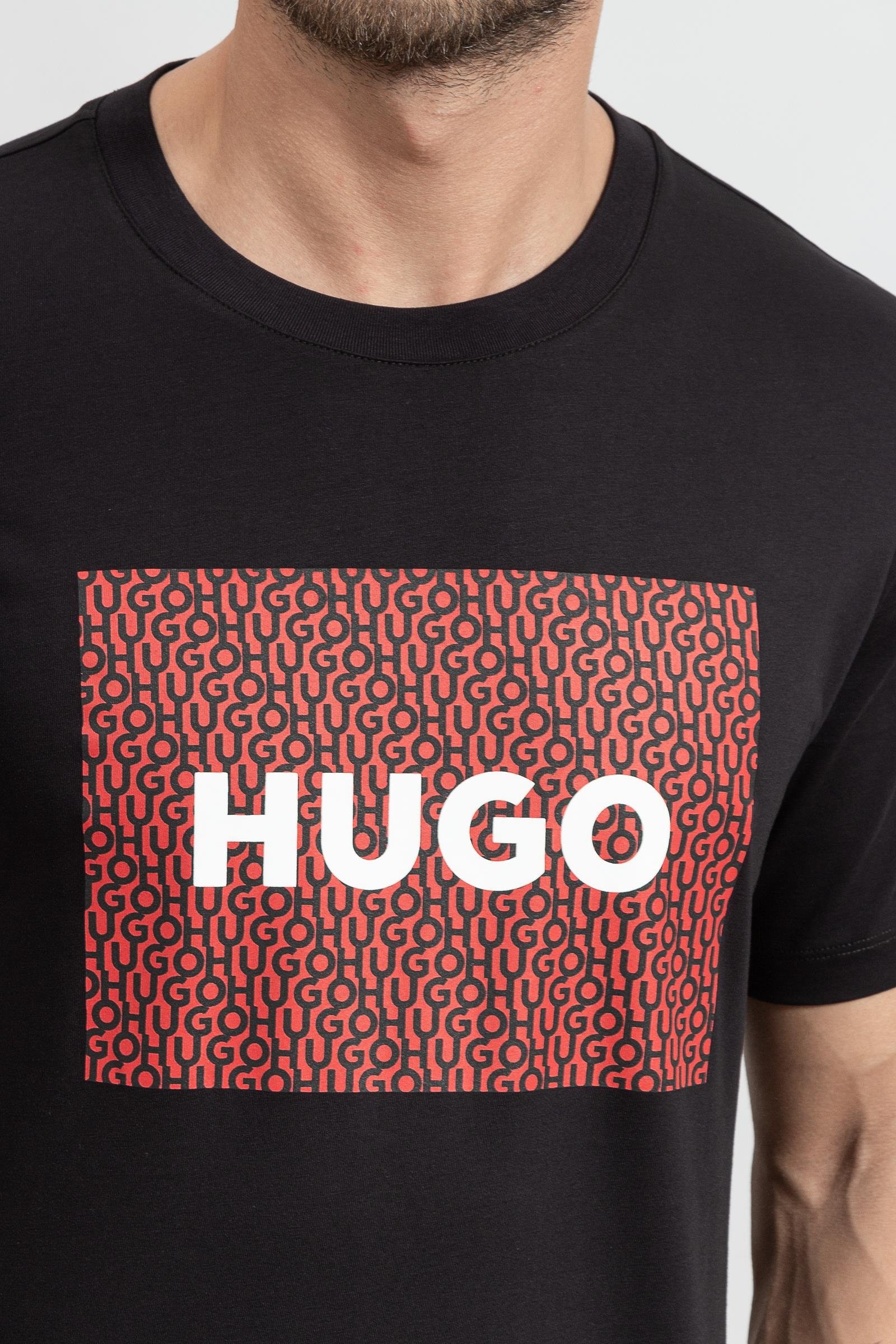 Hugo Dulive Erkek Bisiklet Yaka T-Shirt