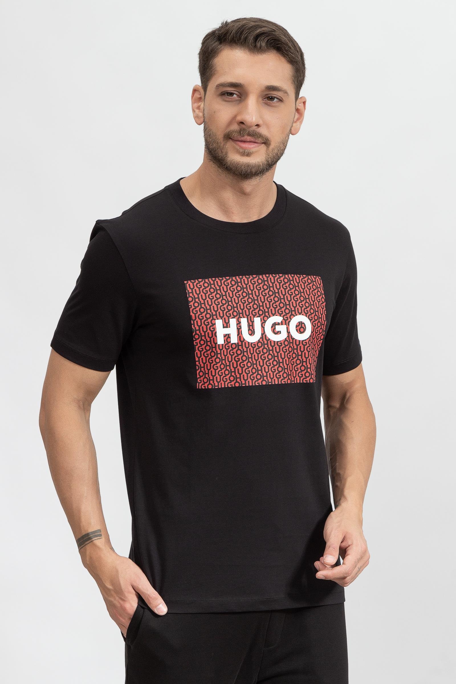 Hugo Dulive Erkek Bisiklet Yaka T-Shirt