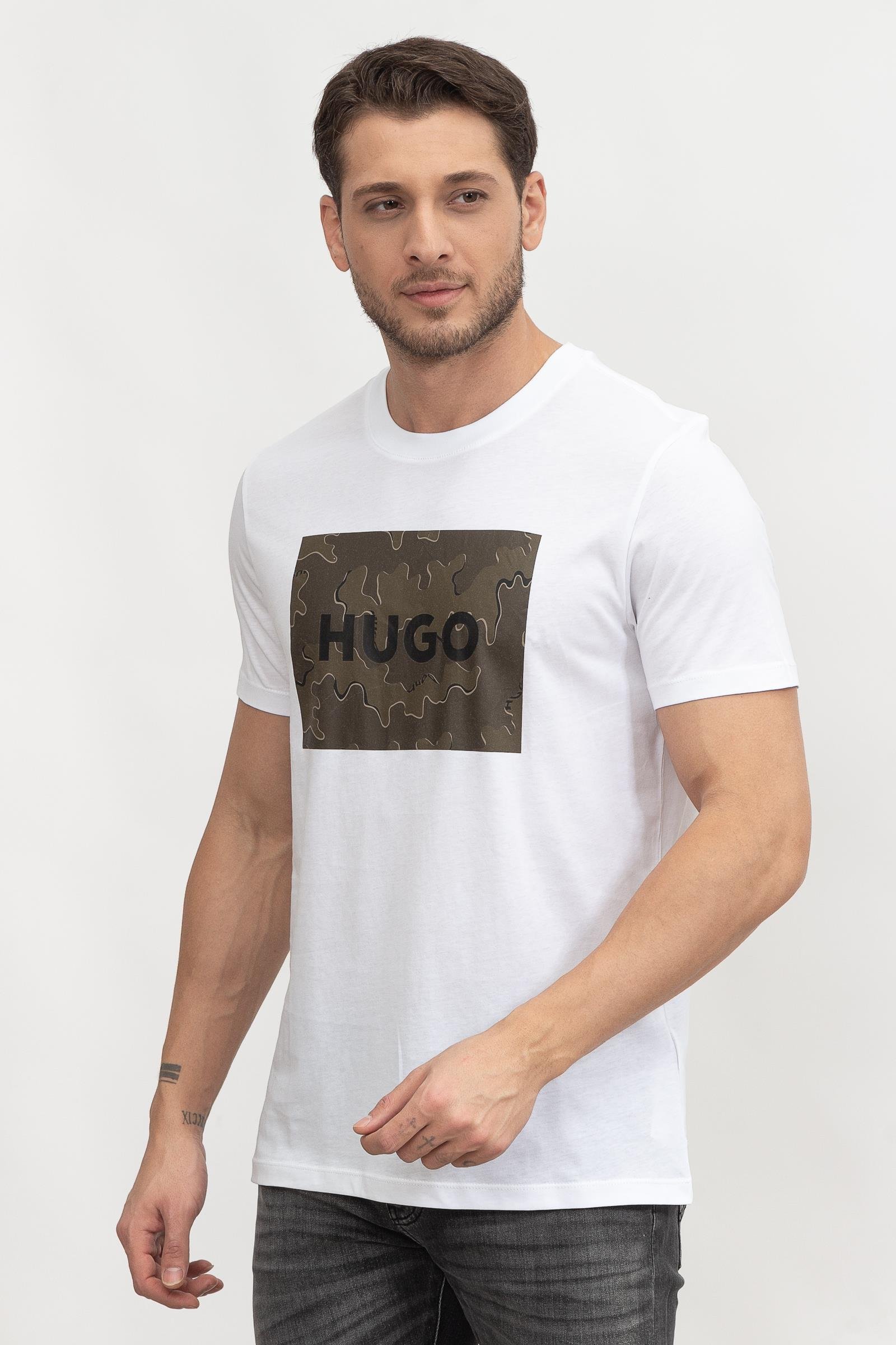 Hugo Dulive U224 Erkek Bisiklet Yaka T-Shirt