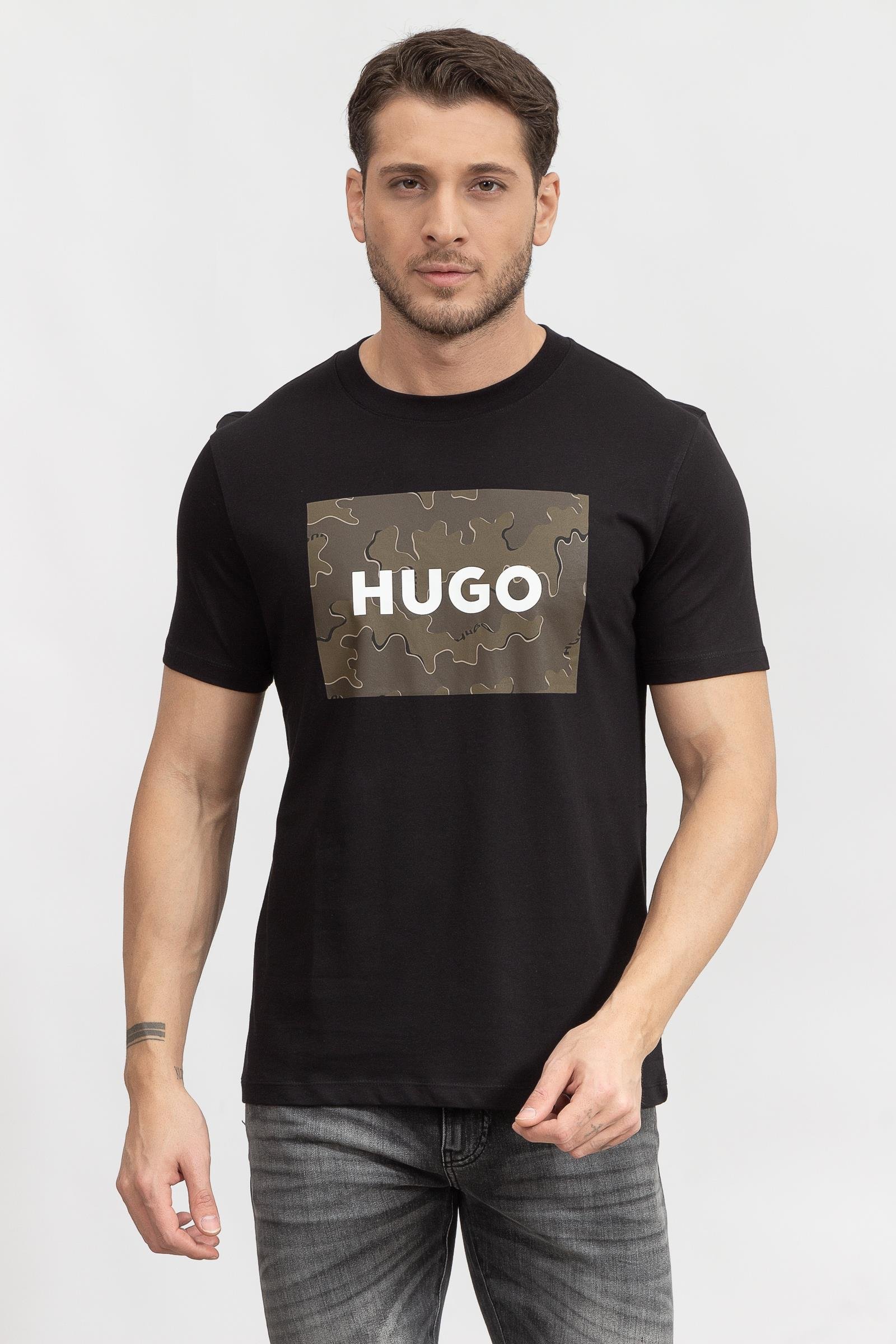 Hugo Dulive U224 Erkek Bisiklet Yaka T-Shirt