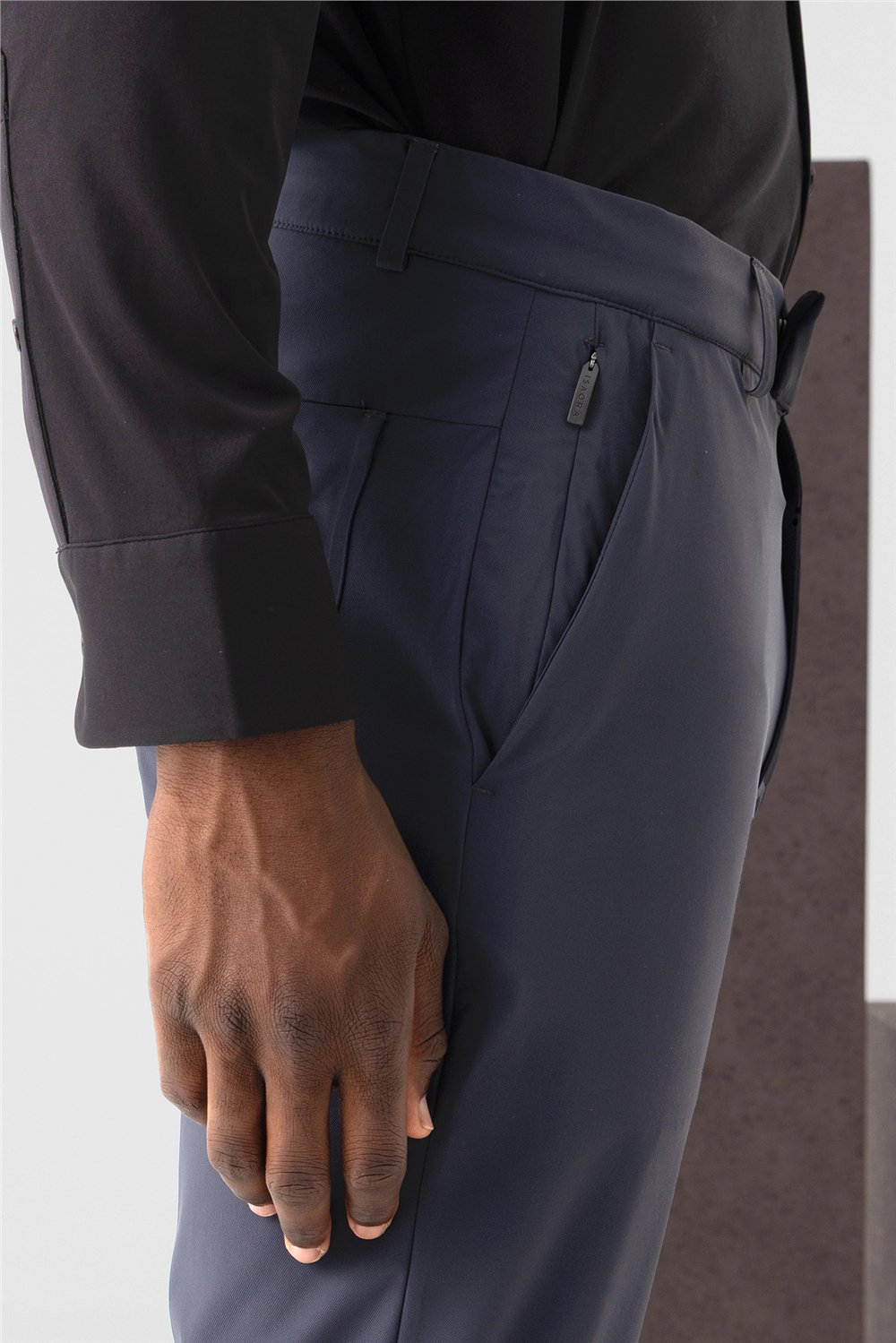 Isaora Comfy Technical Chino Regular Erkek Chino Pantolon Gri