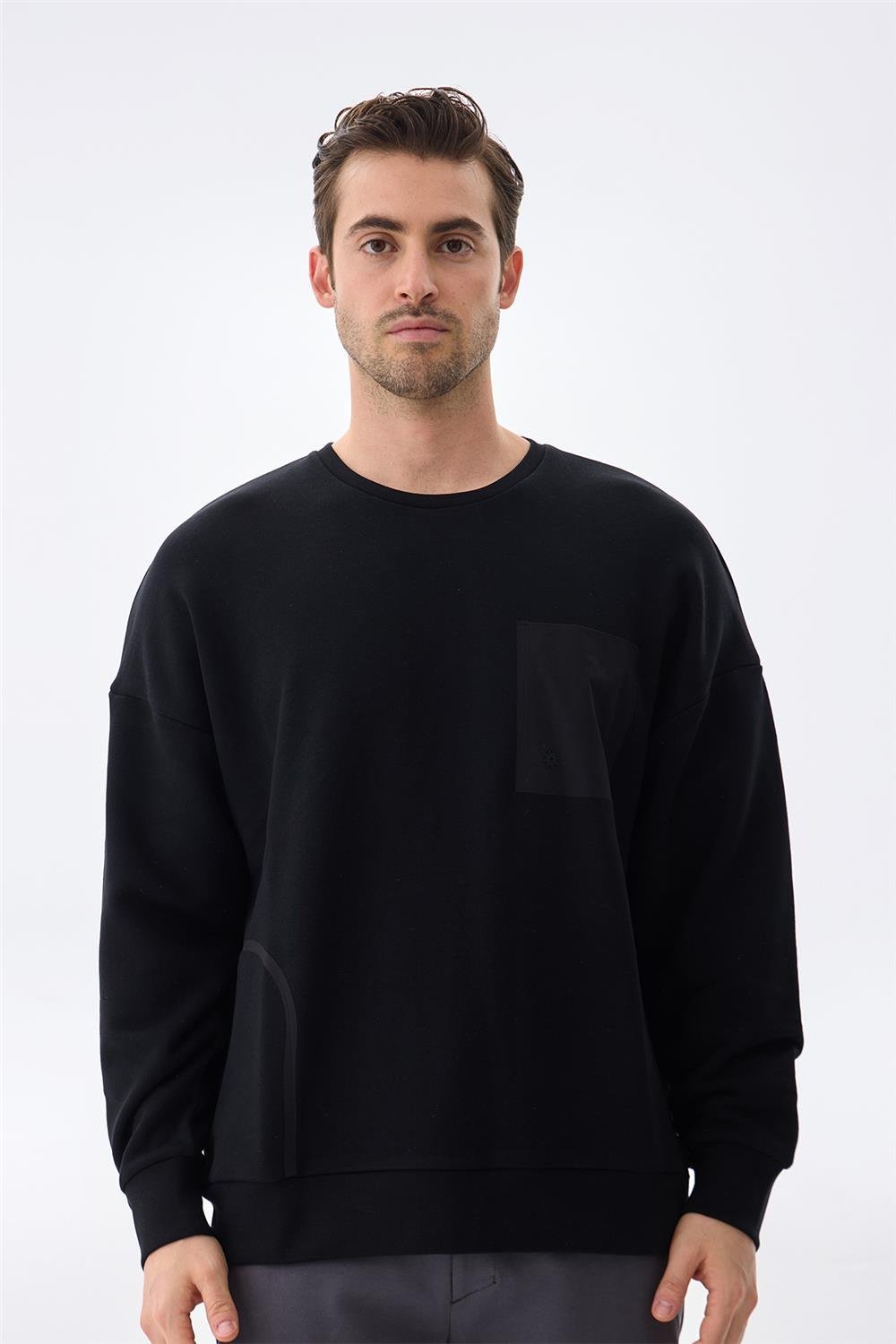 Isaora Erkek Bisiklet Yaka Sweatshirt