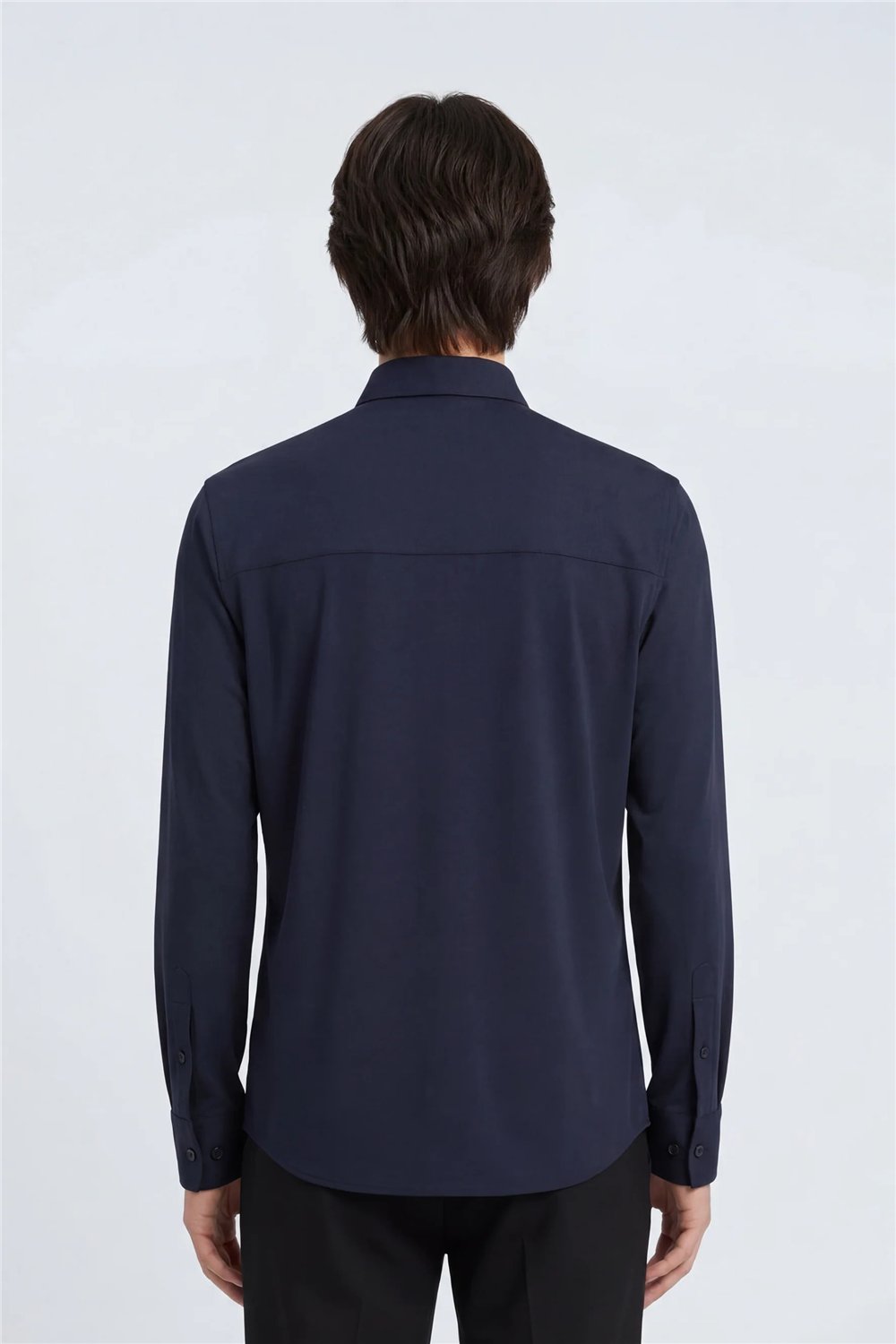 Isaora Extra Light Tech Shirt LS Regular Erkek Gömlek Lacivert