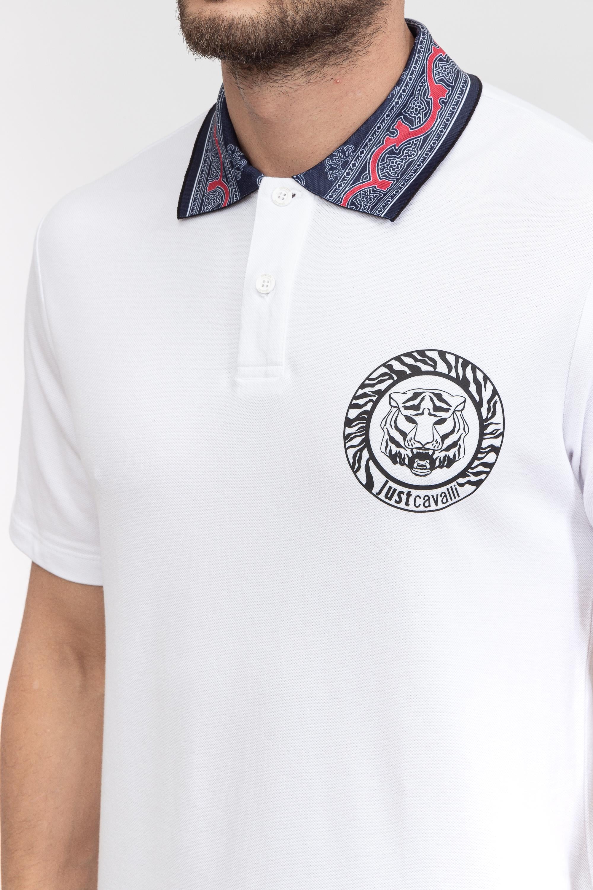 Just Cavalli Erkek Polo Yaka T-Shirt