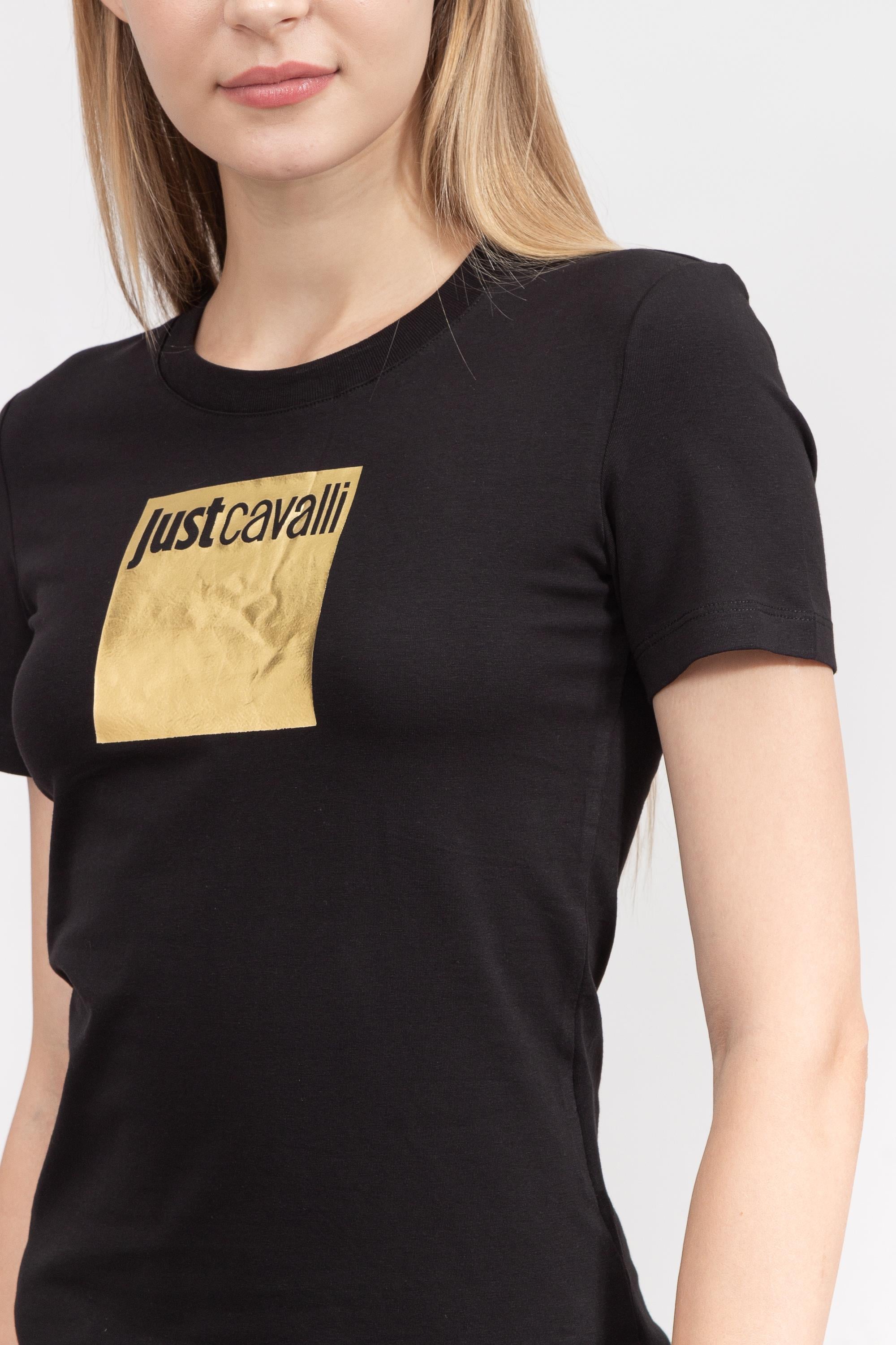 Just Cavalli Kadın Bisiklet Yaka T-Shirt