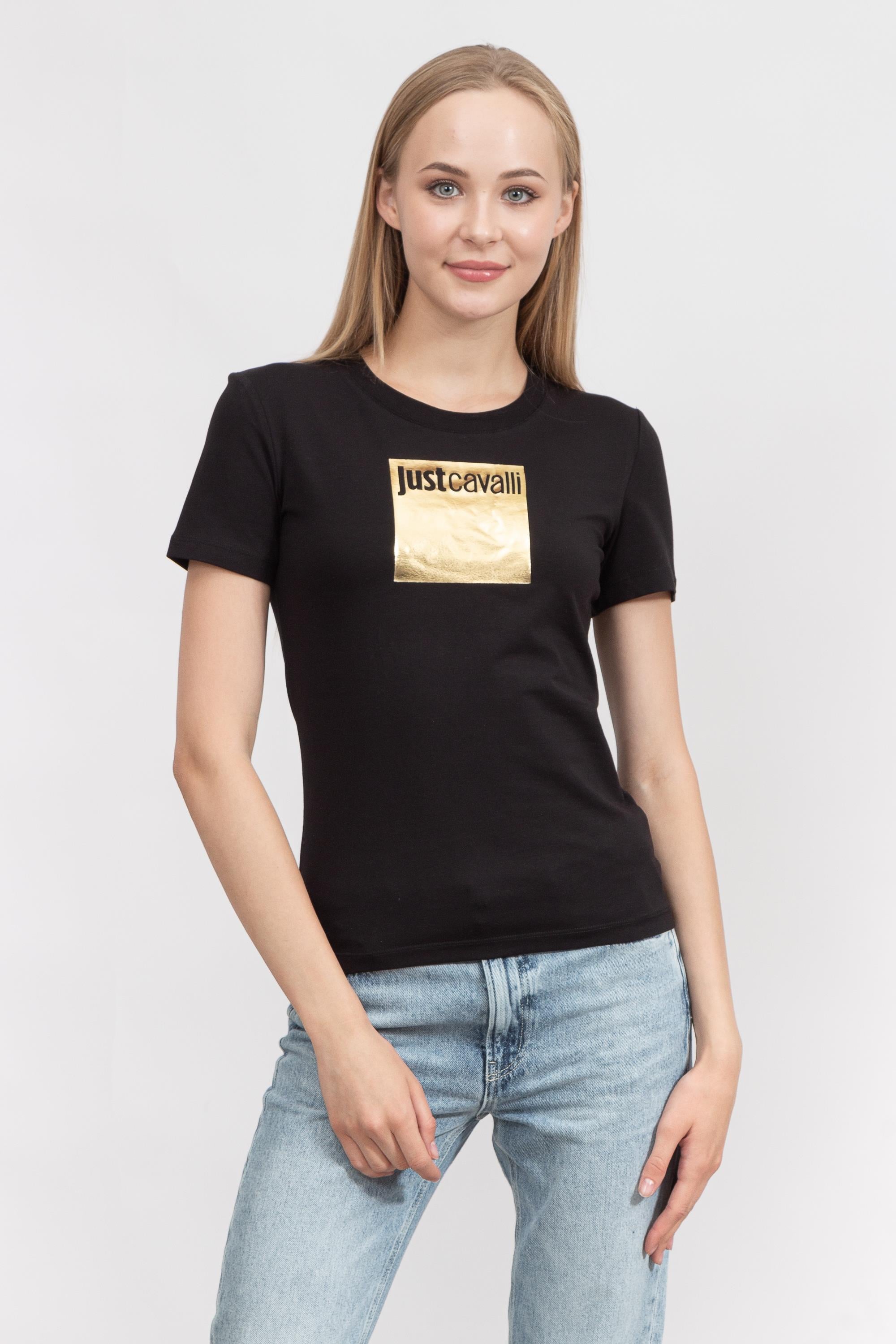 Just Cavalli Kadın Bisiklet Yaka T-Shirt