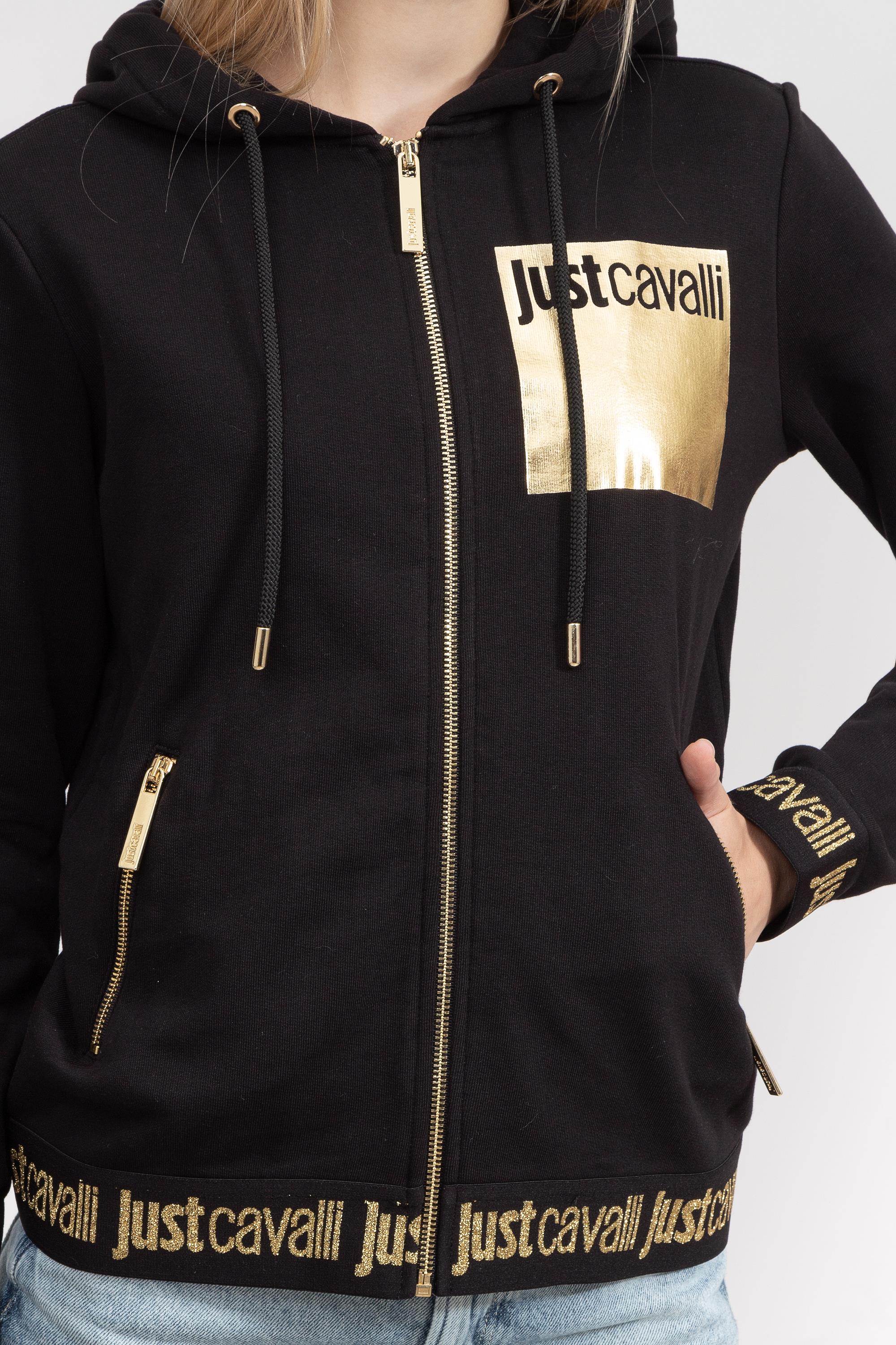 Just Cavalli Kadın Fermuarlı Sweatshirt