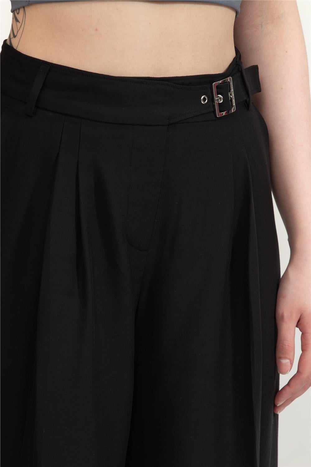 Karl Lagerfeld Belt Detail Daily Pants Kadın Pantolon