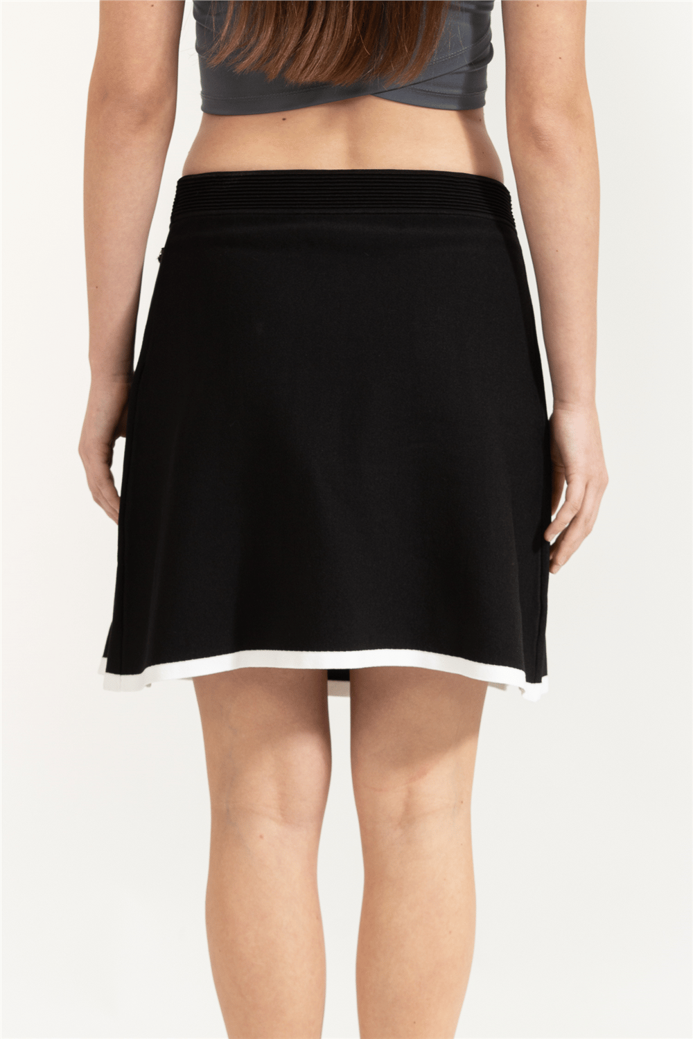 Karl Lagerfeld Contrast Knit Kadın Etek