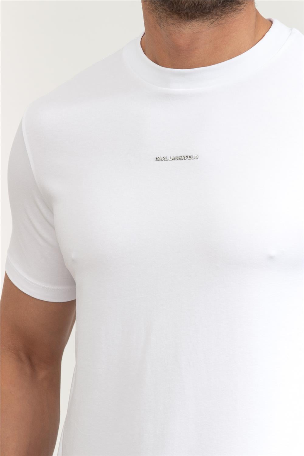 Karl Lagerfeld Crewneck Erkek Bisiklet Yaka T-Shirt