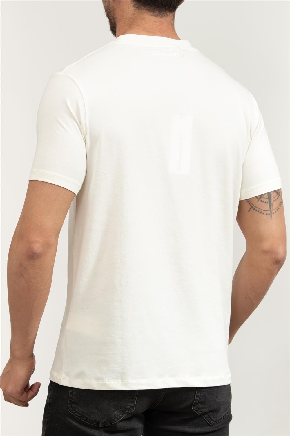 Karl Lagerfeld Crewneck Erkek Bisiklet Yaka T-Shirt
