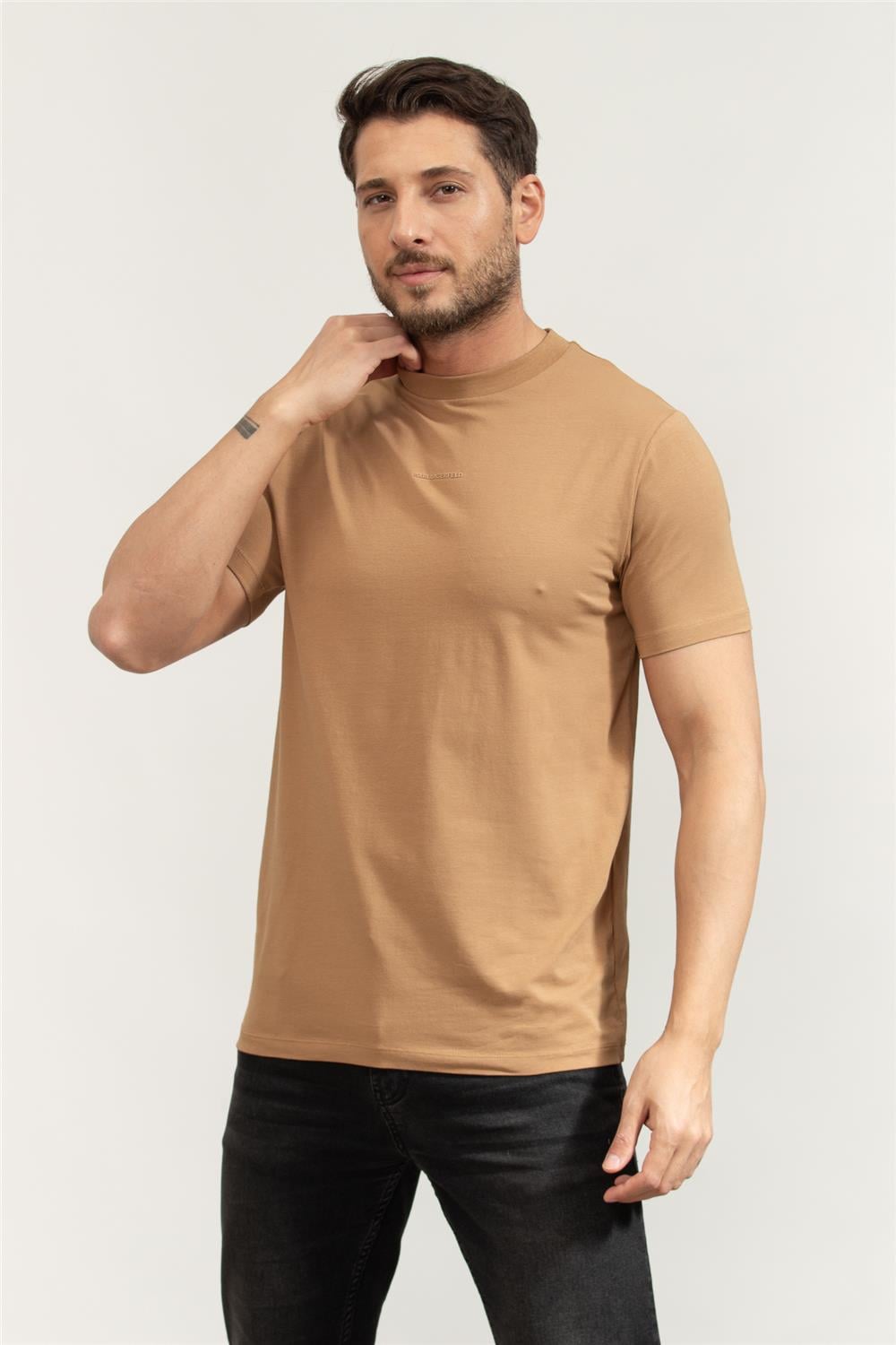 Karl Lagerfeld Crewneck Erkek Bisiklet Yaka T-Shirt